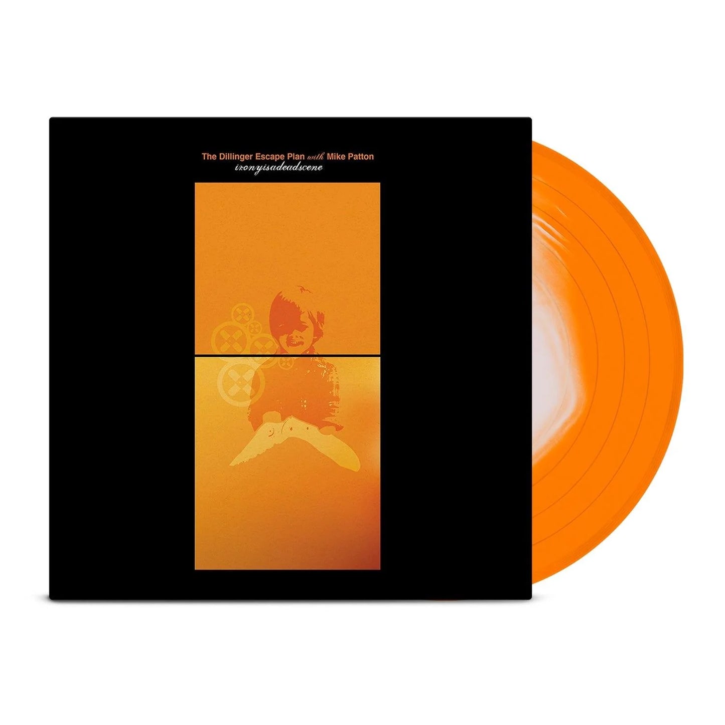 The Dillinger Escape Plan (Featuring Mike Patton) - Irony Is A Dead Scene (Orange/Clear 12" Vinyl)