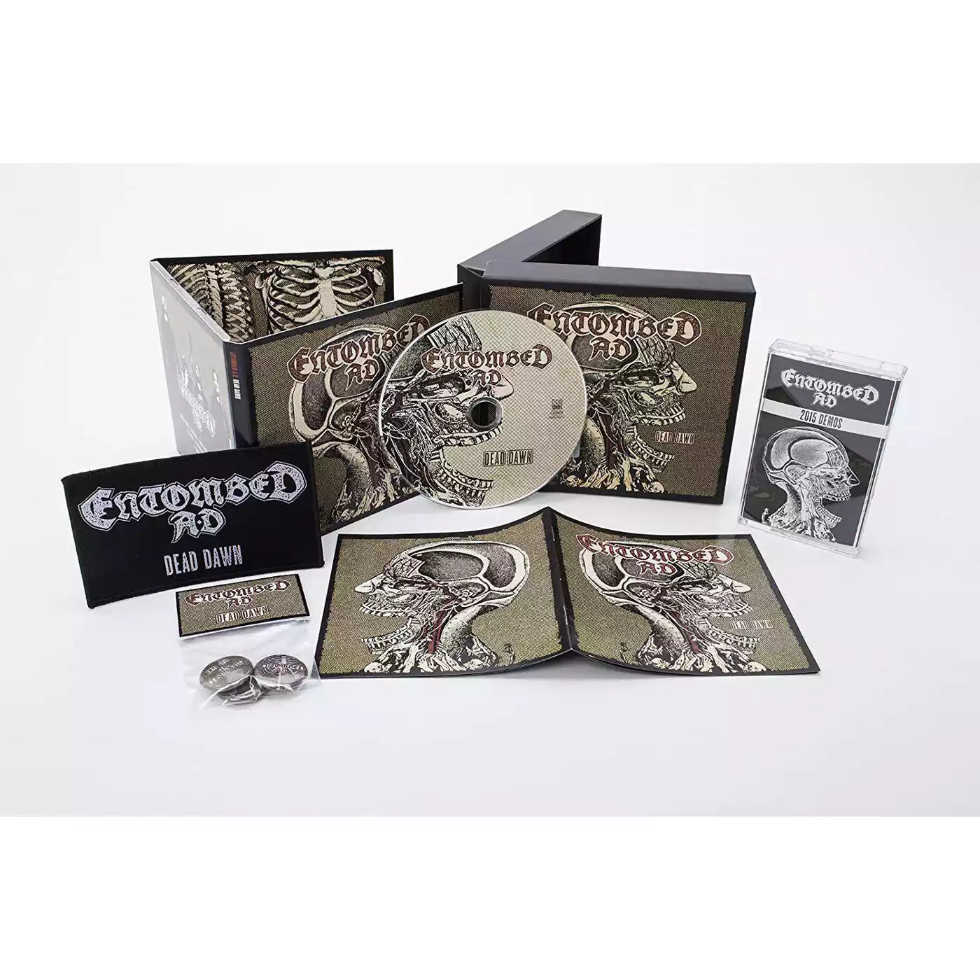 Entombed A.D. - Dead Dawn (CD, Cassette, Patch, Pins Limited Box Set)