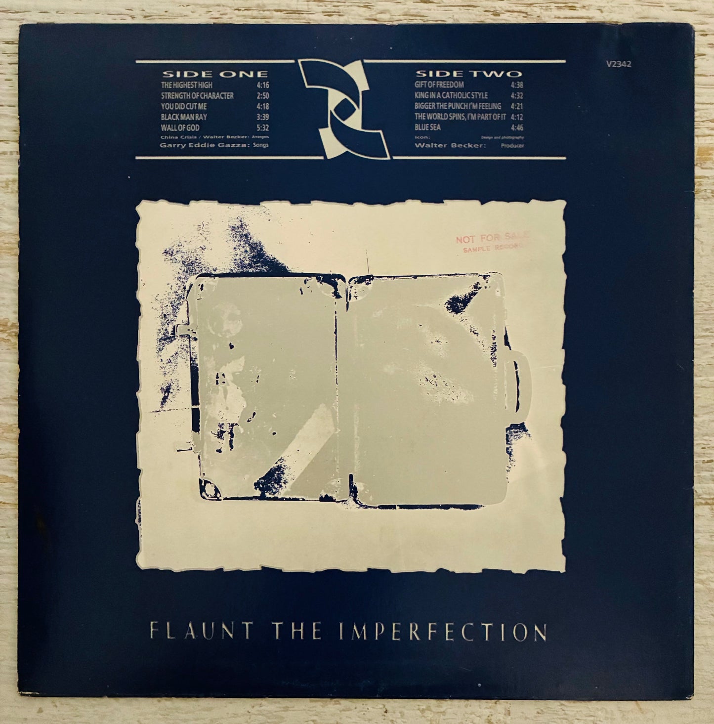 China Crisis - Flaunt The Imperfection (1985 UK Pressing 12" Vinyl) (Used/2nd Hand)