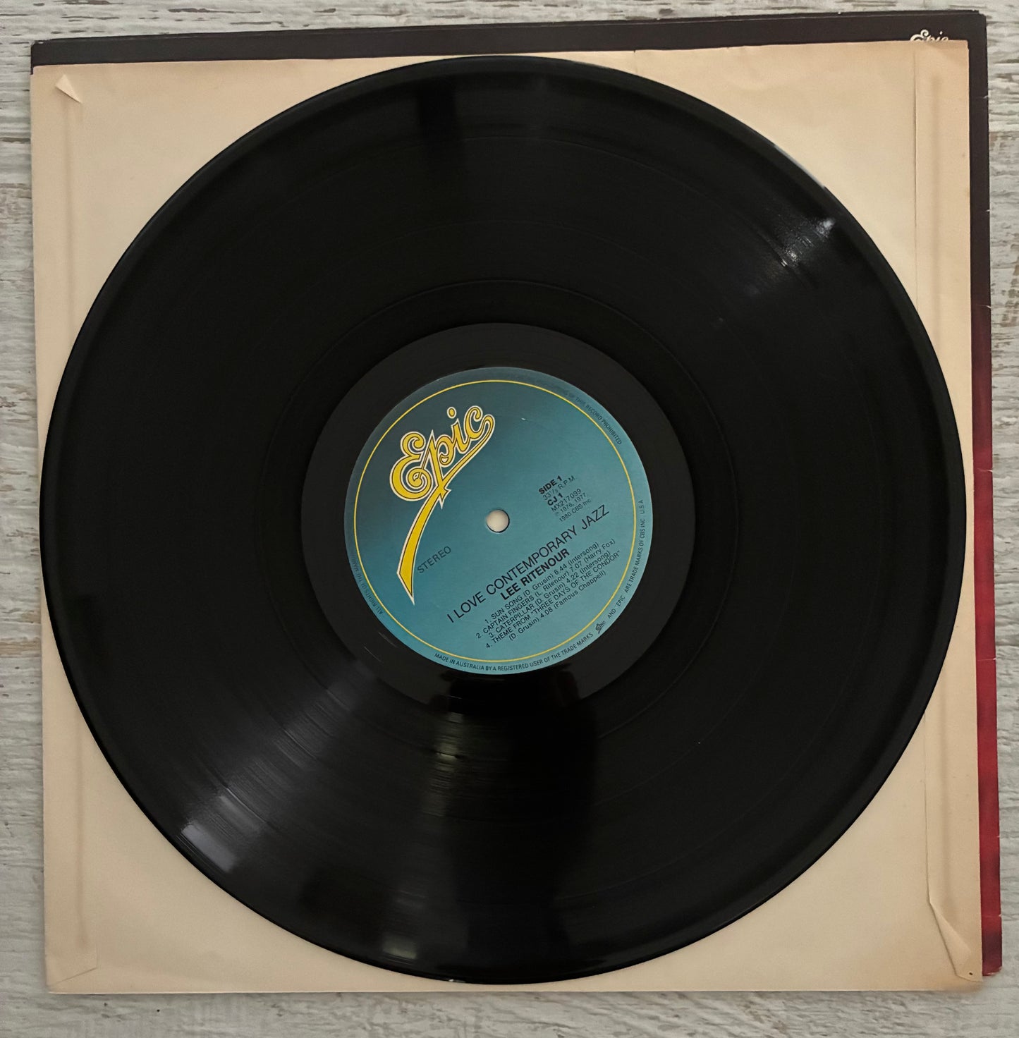 Lee Ritenour - I Love Contemporary Jazz (1986 Aus Pressing 12" Vinyl) (Used/2nd Hand)