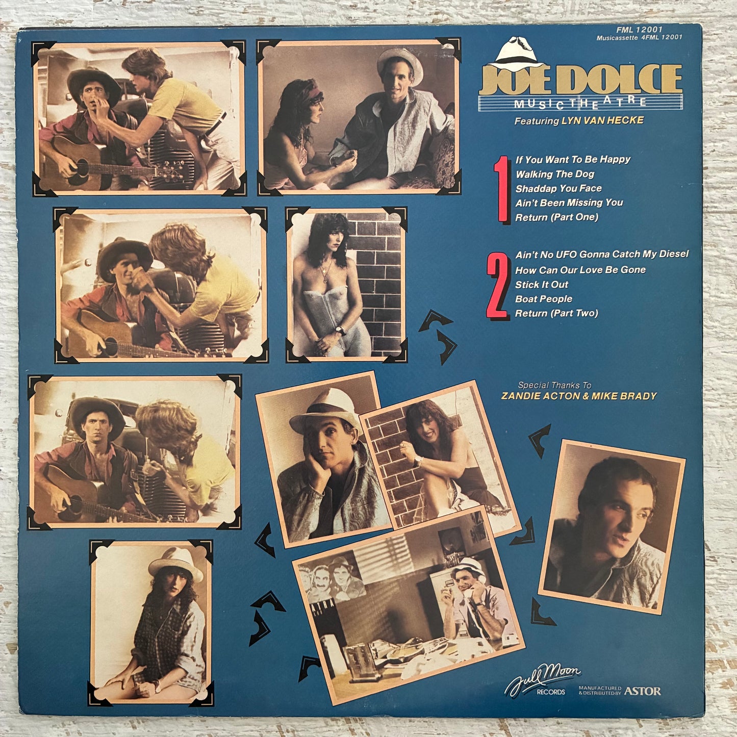 Joe Dolce - Shaddup You Face (1981 Aus Pressing 12" Vinyl) (Used/2nd Hand)