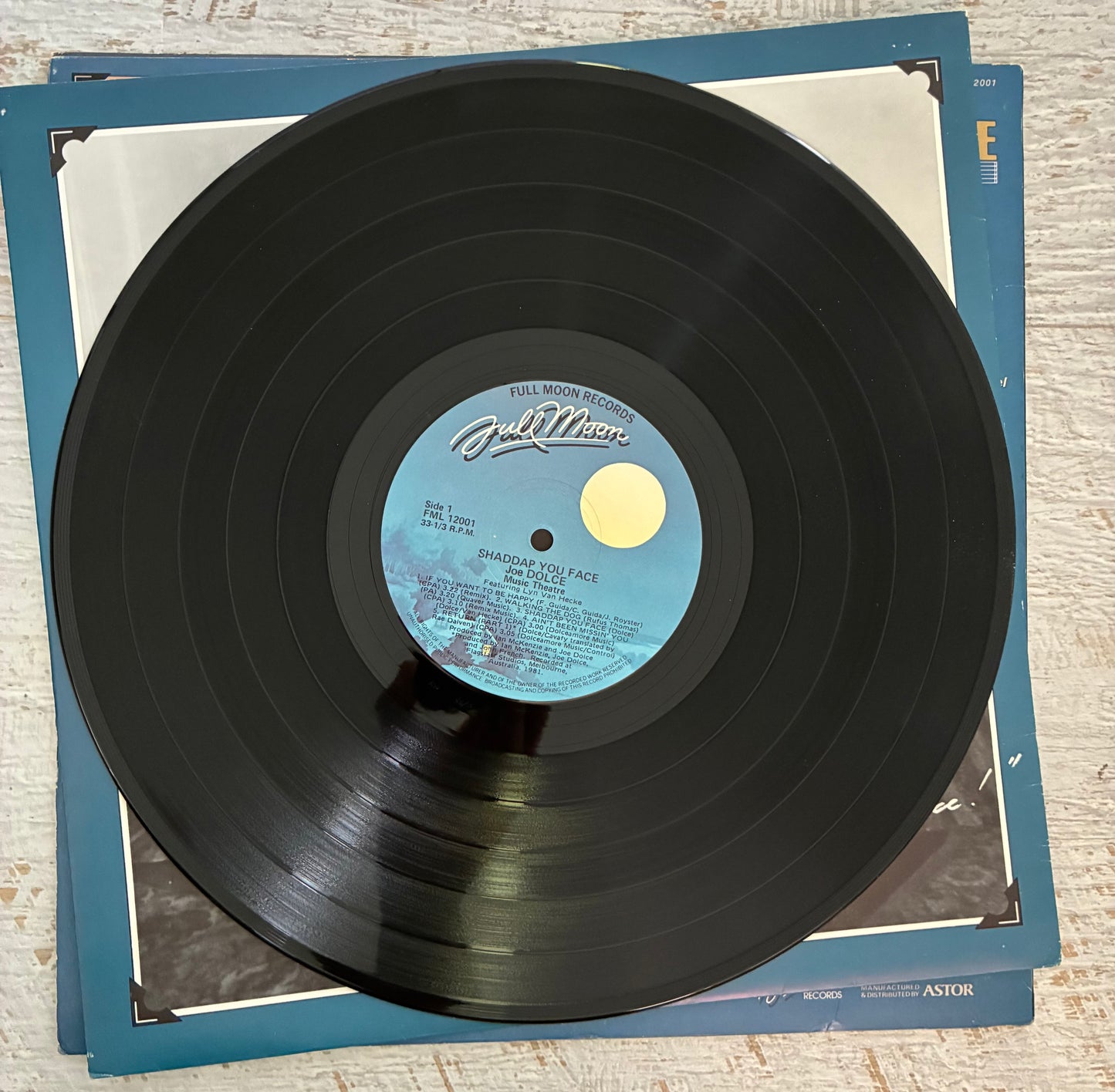 Joe Dolce - Shaddup You Face (1981 Aus Pressing 12" Vinyl) (Used/2nd Hand)