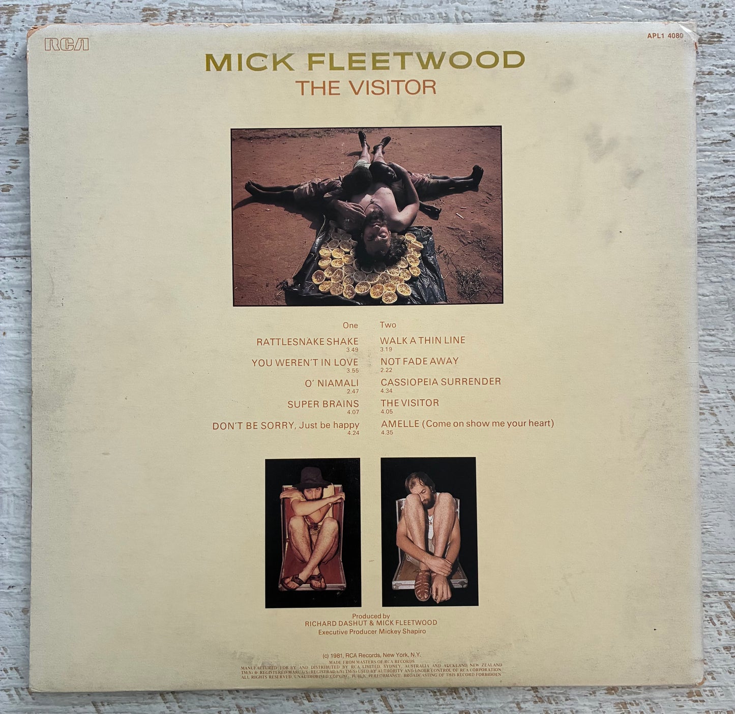 Mick Fleetwood - The Visitor (1981 Aus Pressing 12" Vinyl) (Used/2nd Hand)