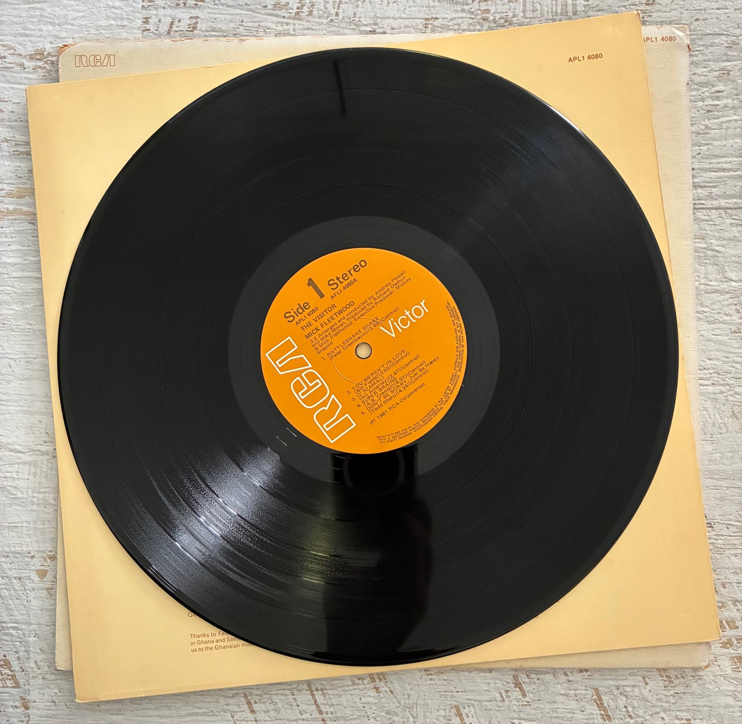 Mick Fleetwood - The Visitor (1981 Aus Pressing 12" Vinyl) (Used/2nd Hand)