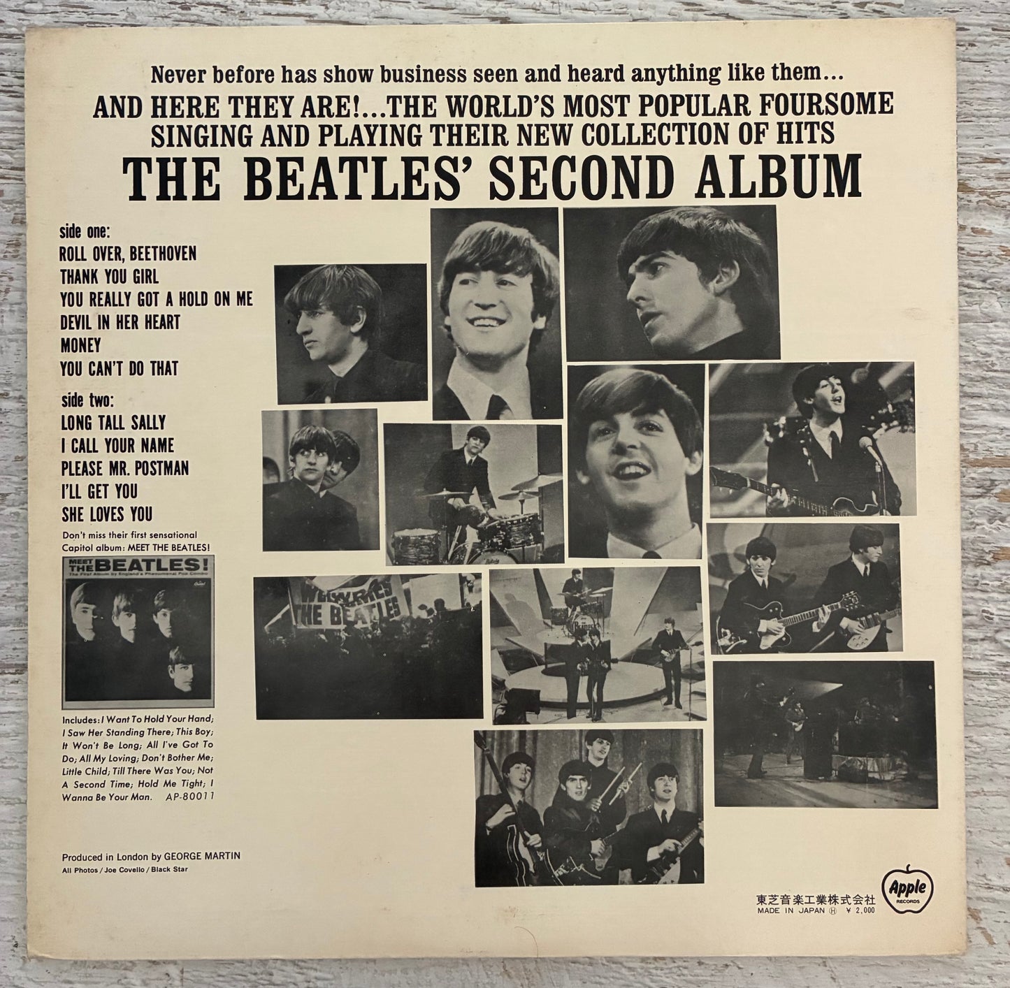 The Beatles - Second Album (1970 Japanese Pressing 12" Vinyl) (Used/2nd Hand)