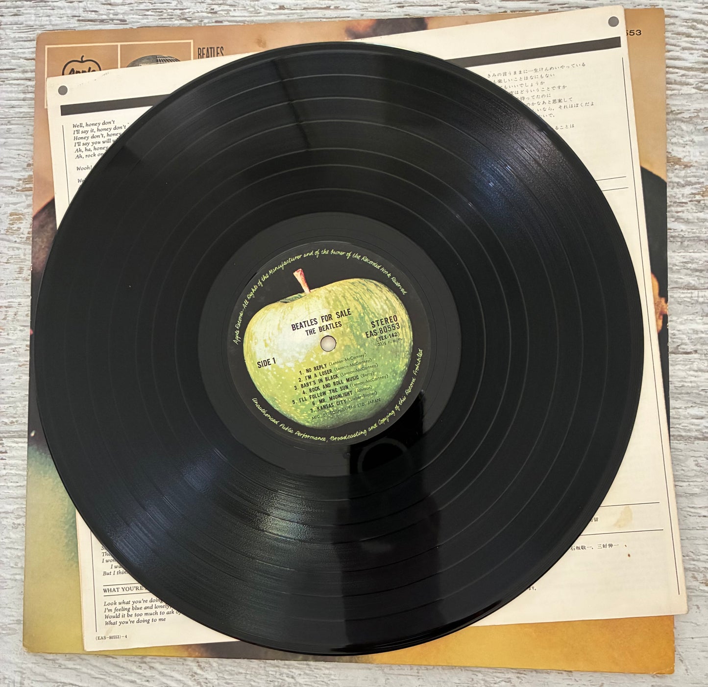 The Beatles - Beatles For Sale (1976 Japanese Pressing 12" Vinyl) (Used/2nd Hand)