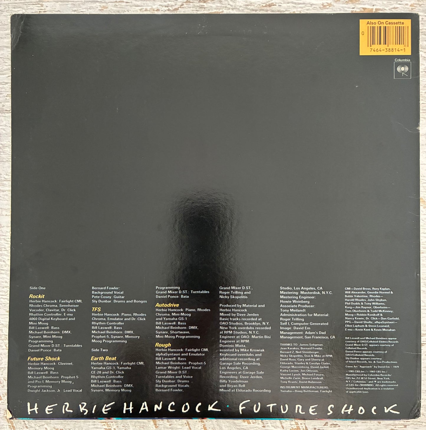 Herbie Hancock - Future Shock (1983 Japanese Pressing 12" Vinyl) (Used/2nd Hand)