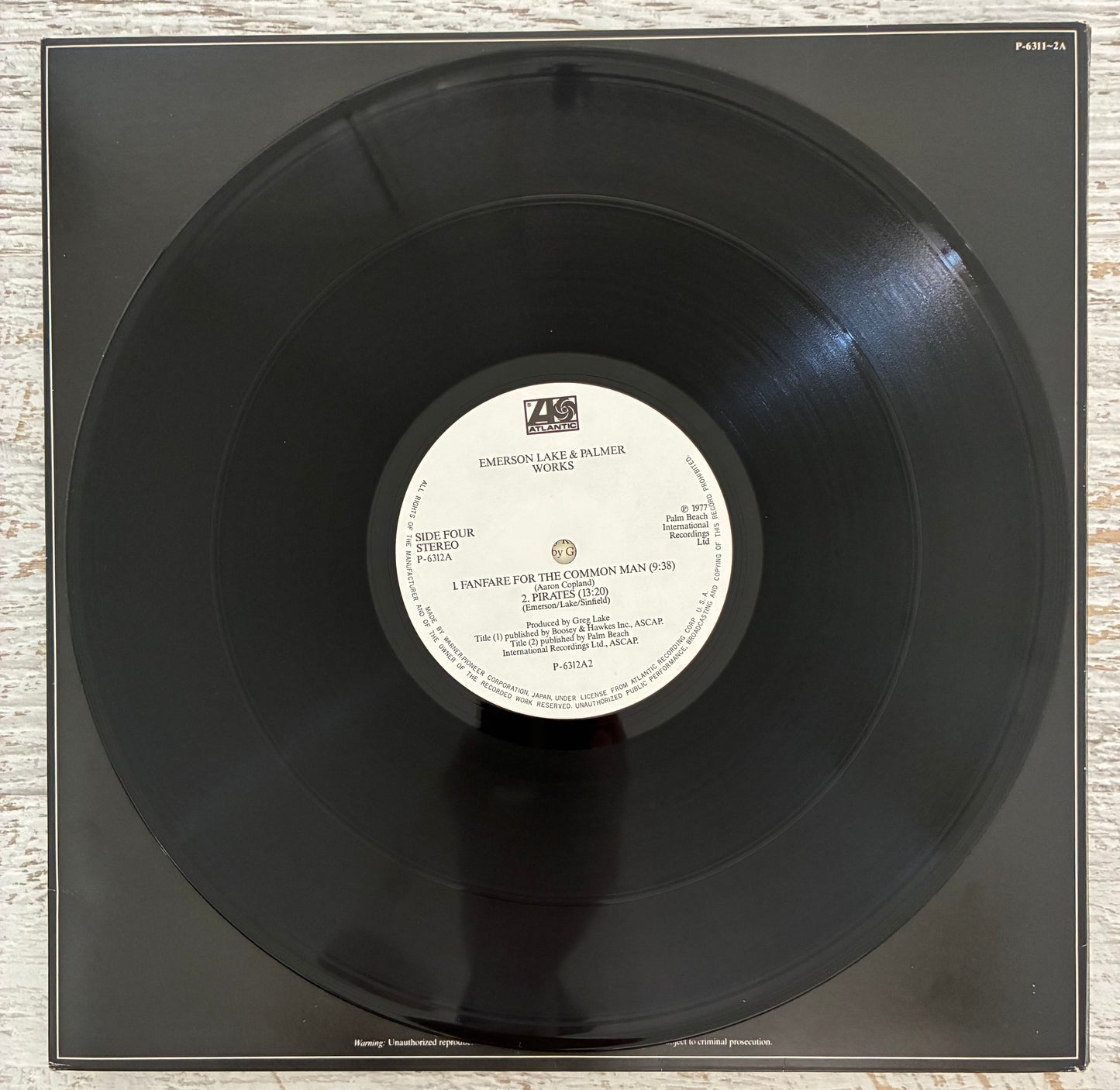 Emerson Lake & Palmer - Works Vol 1 (1977 Japanese 2XLP 12" Vinyl) (Used/2nd Hand)