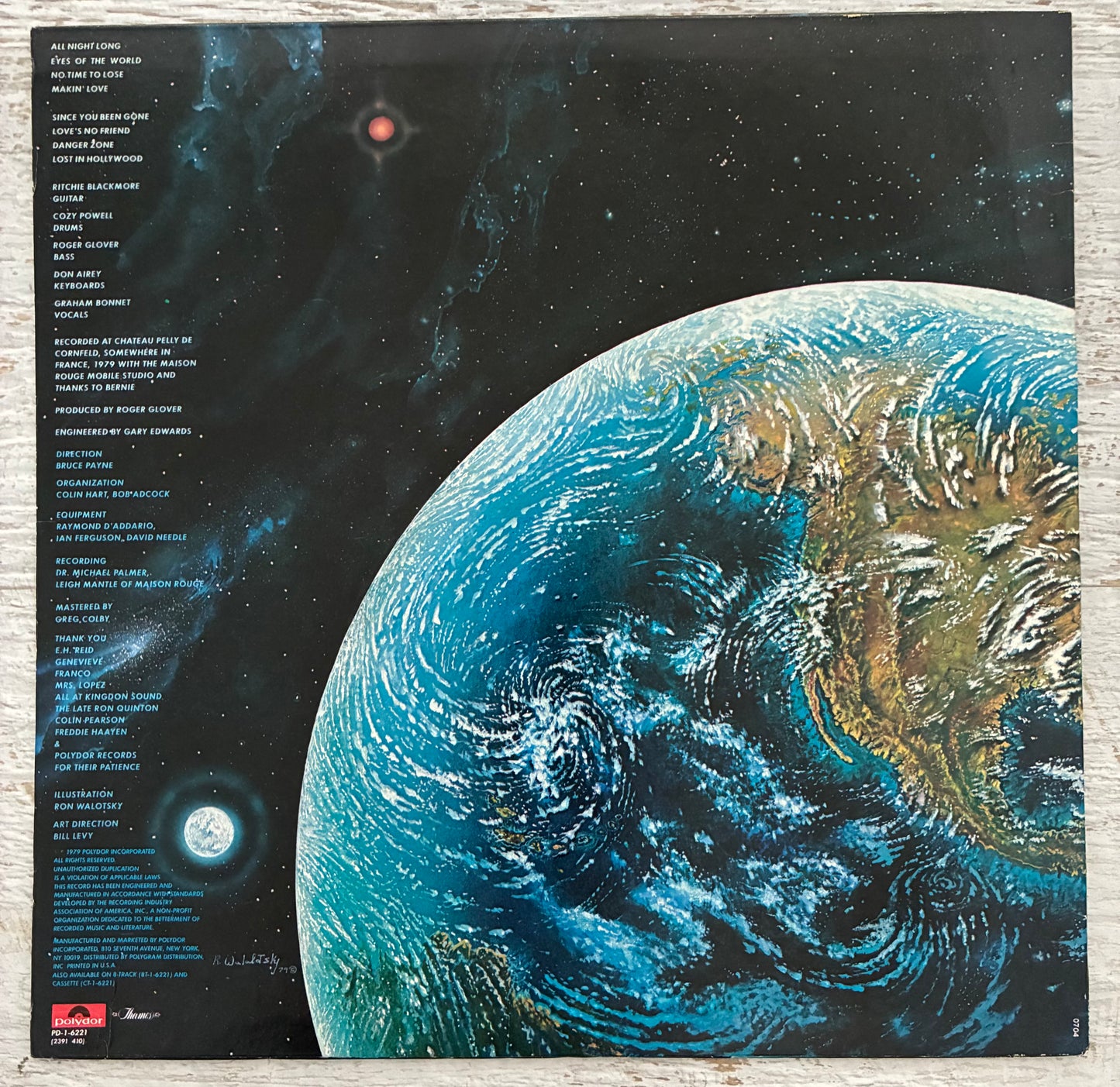 Rainbow - Down To Earth (1979 U.S. Pressing 12" Vinyl) (Used/2nd Hand)