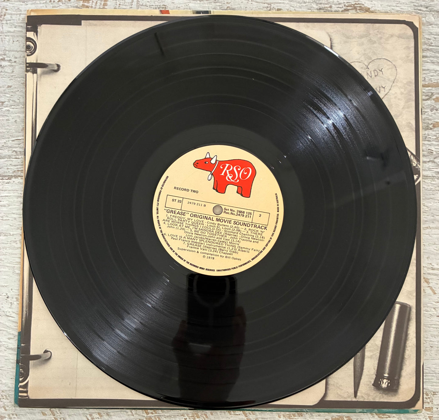 Grease - OST (1978 Australian Pressing 2XLP 12" Vinyl) (Used/2nd Hand)
