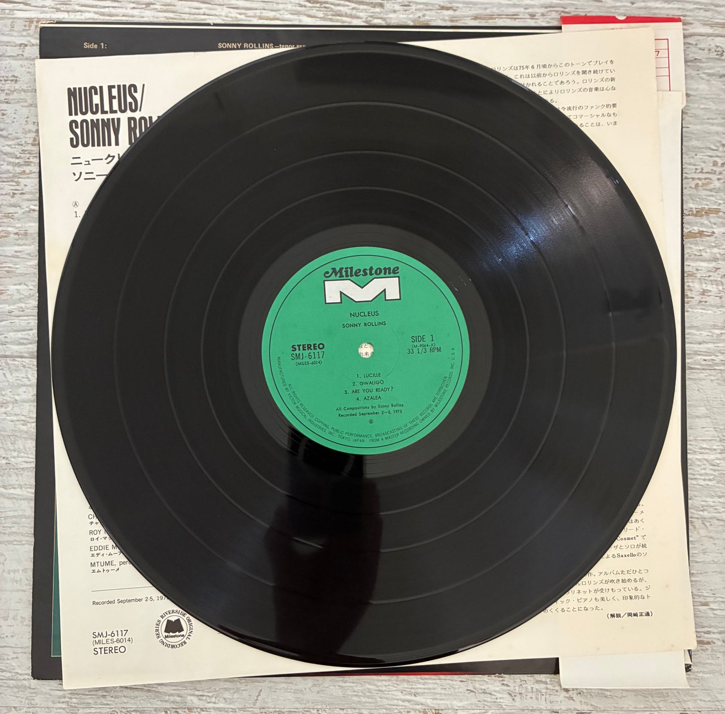 Sonny Rollins - Nucleus (1975 Japanese Pressing 12" Vinyl) (Used/2nd Hand)