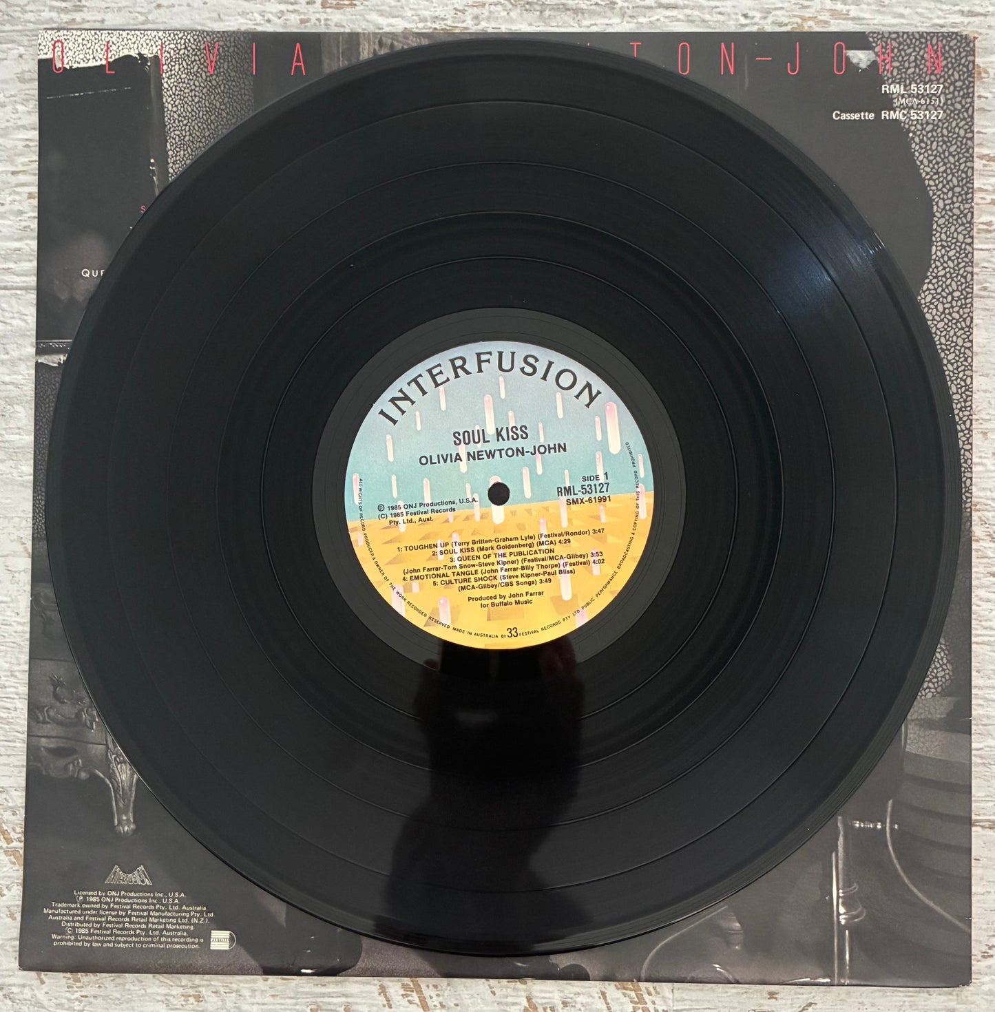 Olivia - Soul Kiss (1985 Australian Pressing 12" Vinyl) (Used/2nd Hand)
