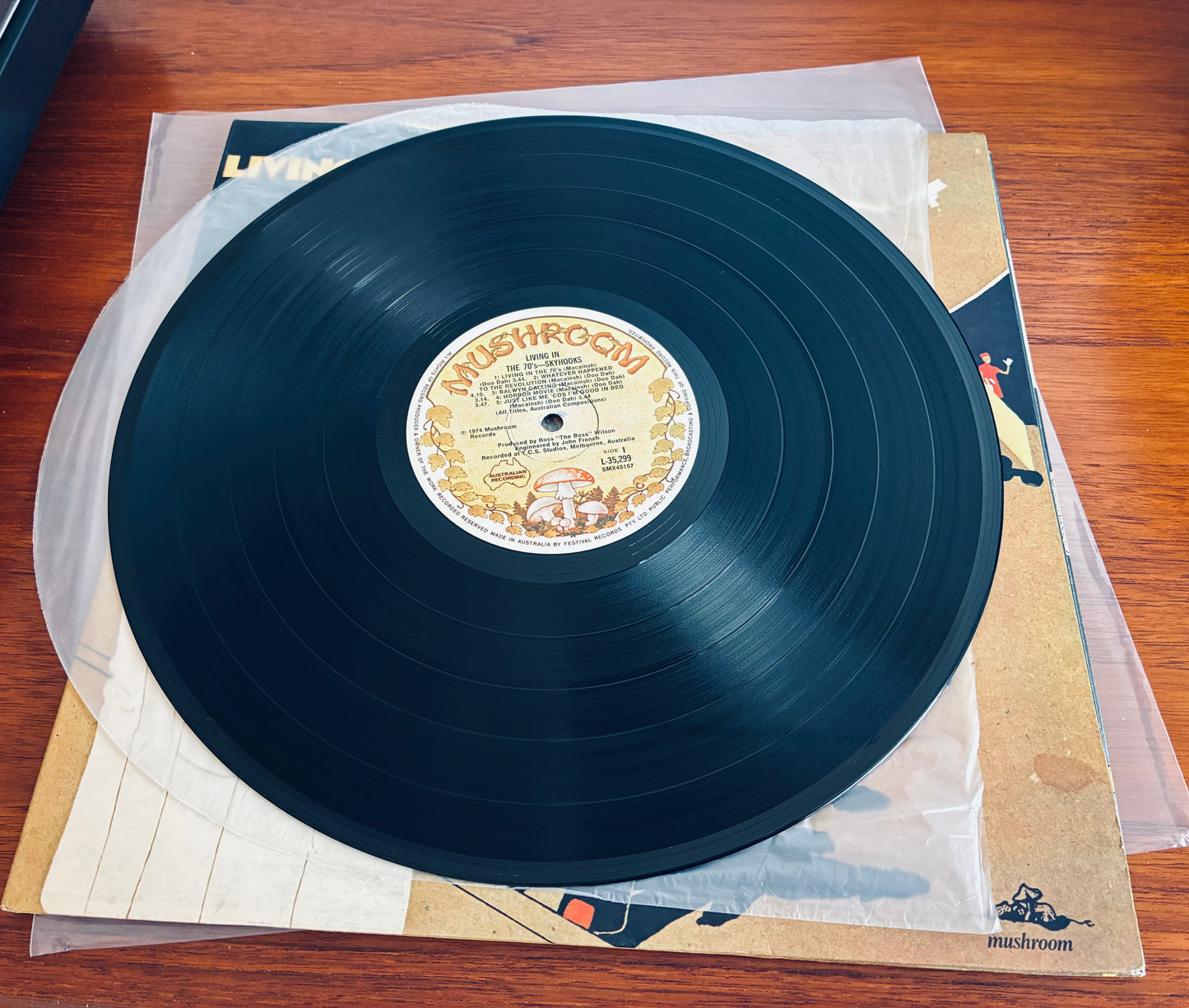 Skyhooks - Living In The 70's (1974 Australian Pressing 12" White Label Vinyl) (Used/2nd Hand)