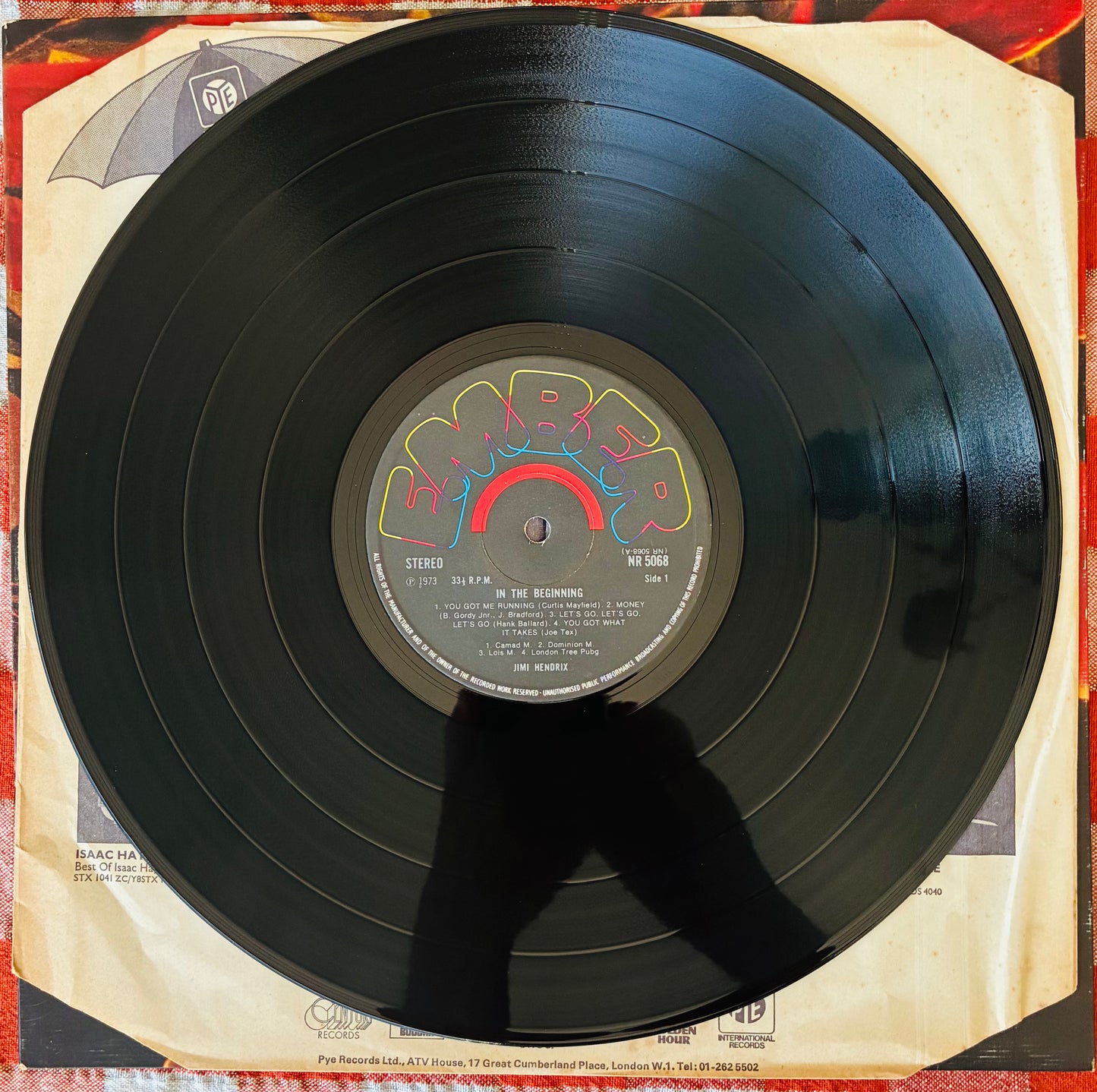 Jimi Hendrix - In The Beginning 'Live' (1973 UK Pressing 12" Vinyl) (Used/2nd Hand)