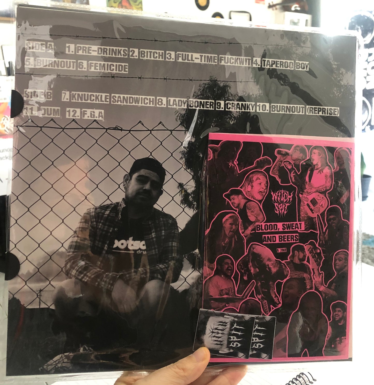Witch Spit - Stunned Mullet (12" Vinyl - Includes Zine & Stickers)