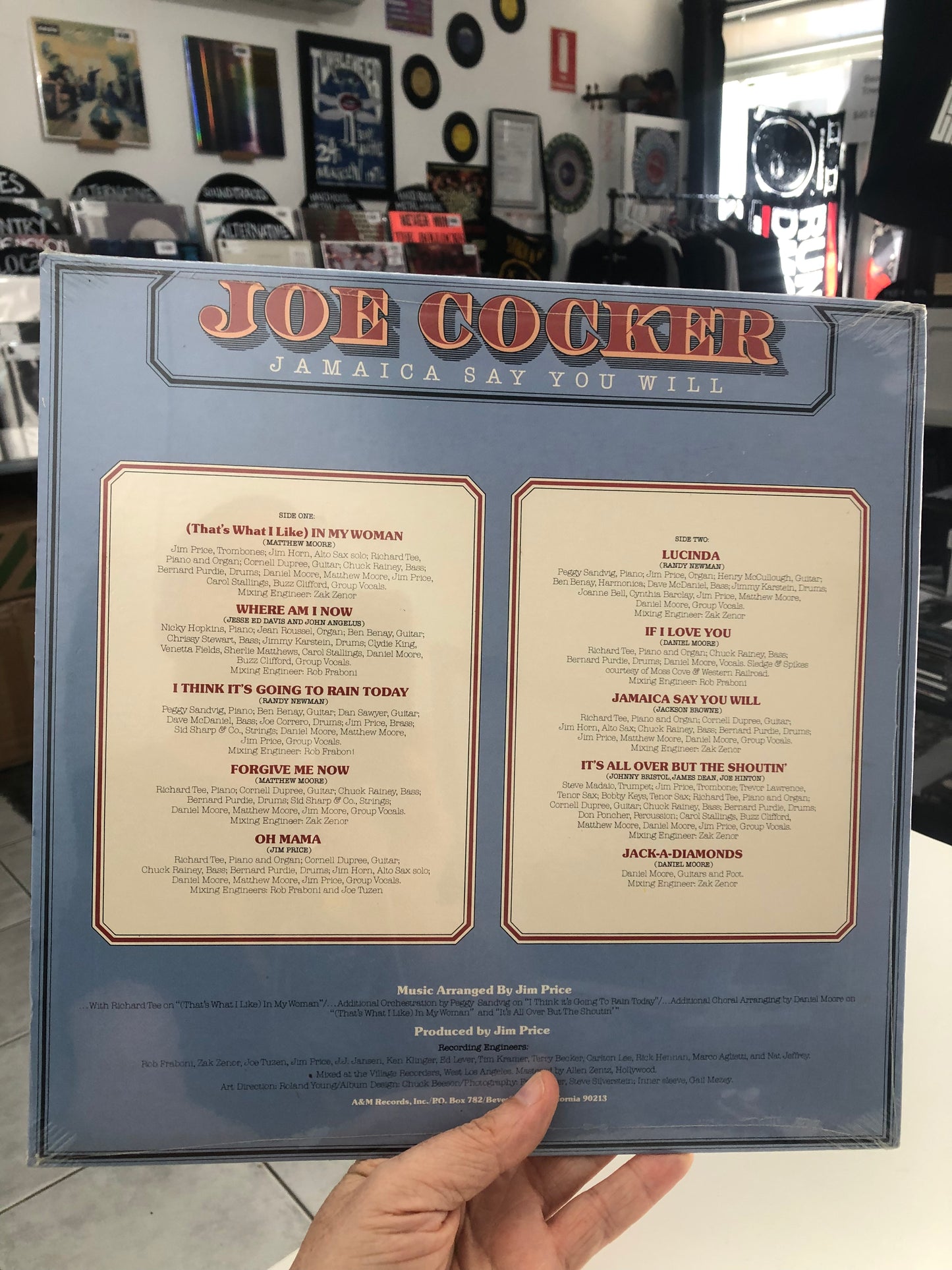 Joe Cocker - Jamaica Say You Will (1975 U.S. Sealed 12" Vinyl)