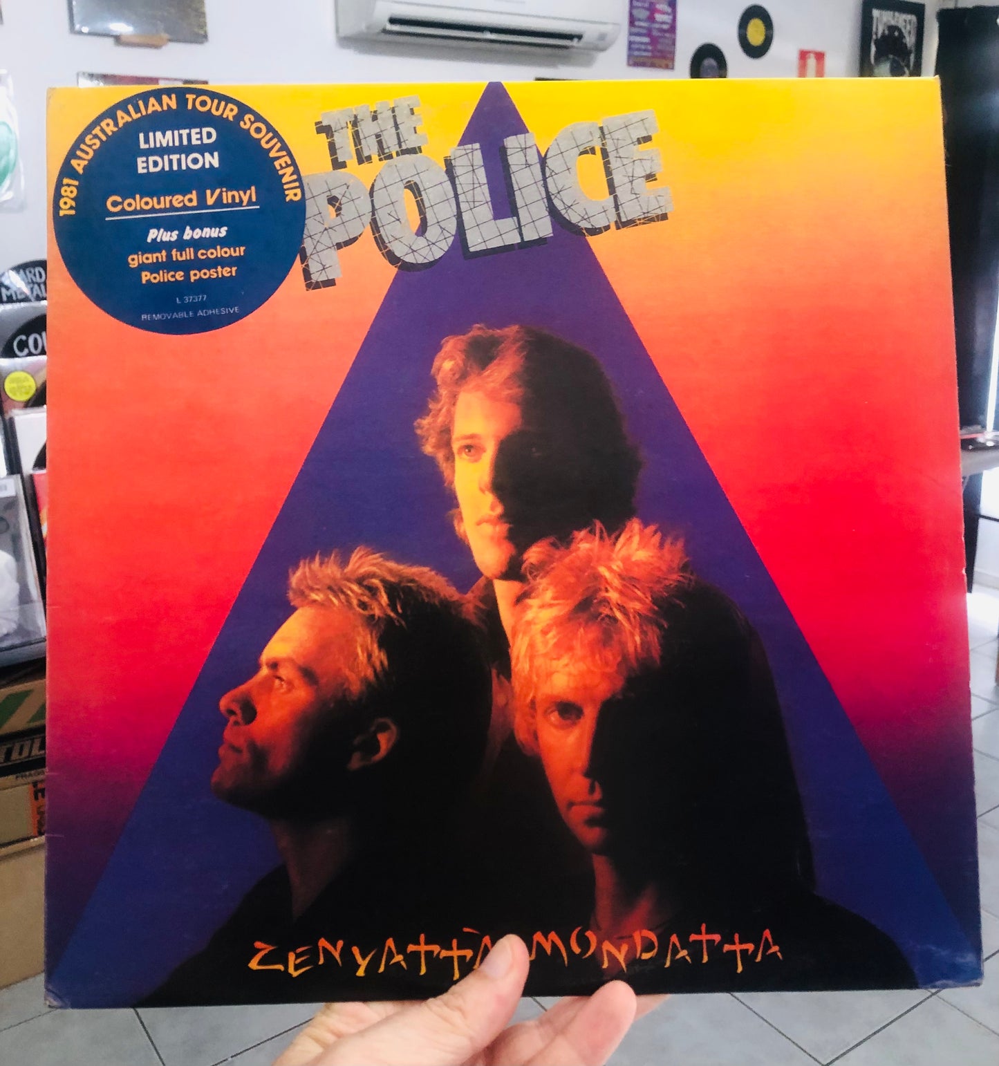 The Police - Zenyatta Mondatta (Ltd 1981 Aus Tour Translucent Green 12" Vinyl & Poster) (Used/2nd Hand)