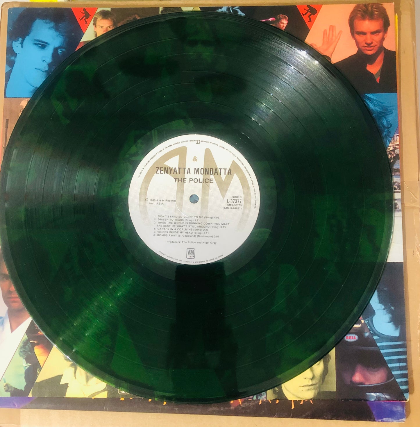 The Police - Zenyatta Mondatta (Ltd 1981 Aus Tour Translucent Green 12" Vinyl & Poster) (Used/2nd Hand)