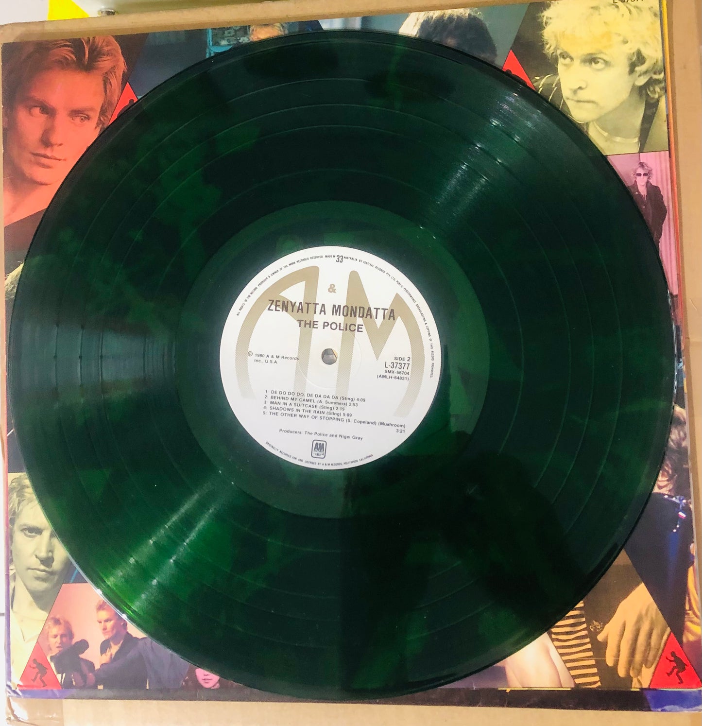 The Police - Zenyatta Mondatta (Ltd 1981 Aus Tour Translucent Green 12" Vinyl & Poster) (Used/2nd Hand)
