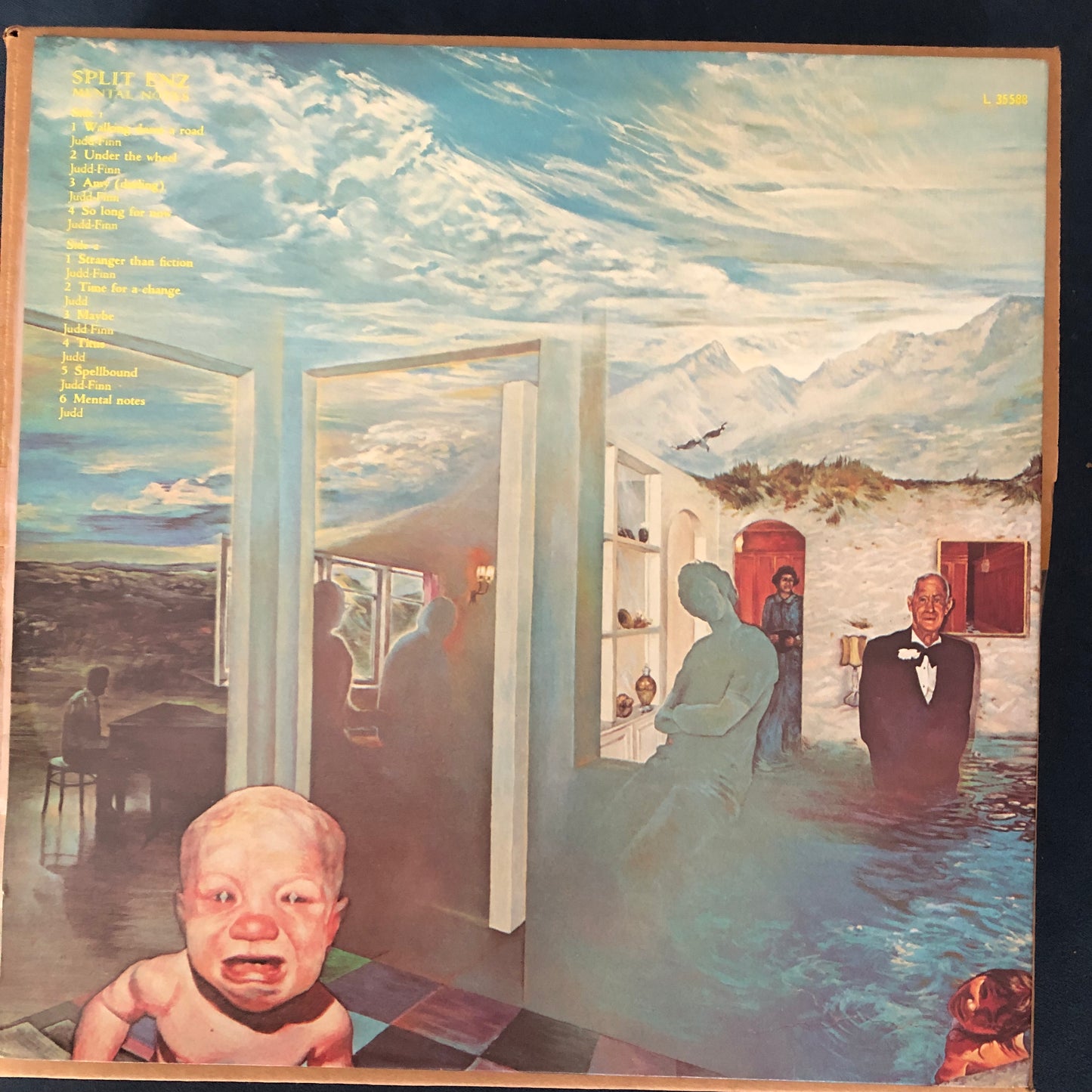 Split Enz - Mental Notes (1975 Australian Pressing 12" Vinyl) (Used/2nd Hand)