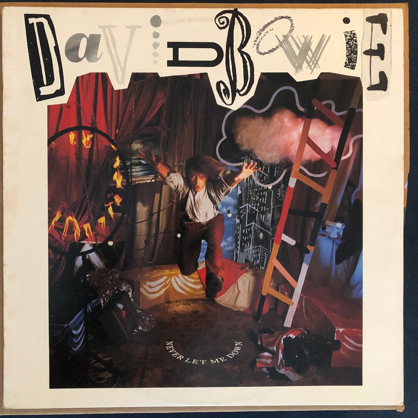 David Bowie - Never Let Me Down (1987 Aus & NZ Pressing 12" Vinyl) (Used/2nd Hand)