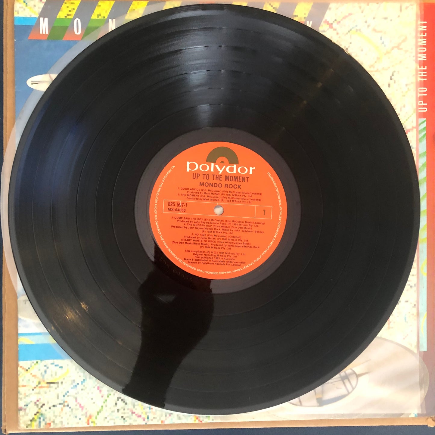 Mondo Rock - Up To The Moment (1985 Australian Pressing 12" Vinyl) (Used/2nd Hand)
