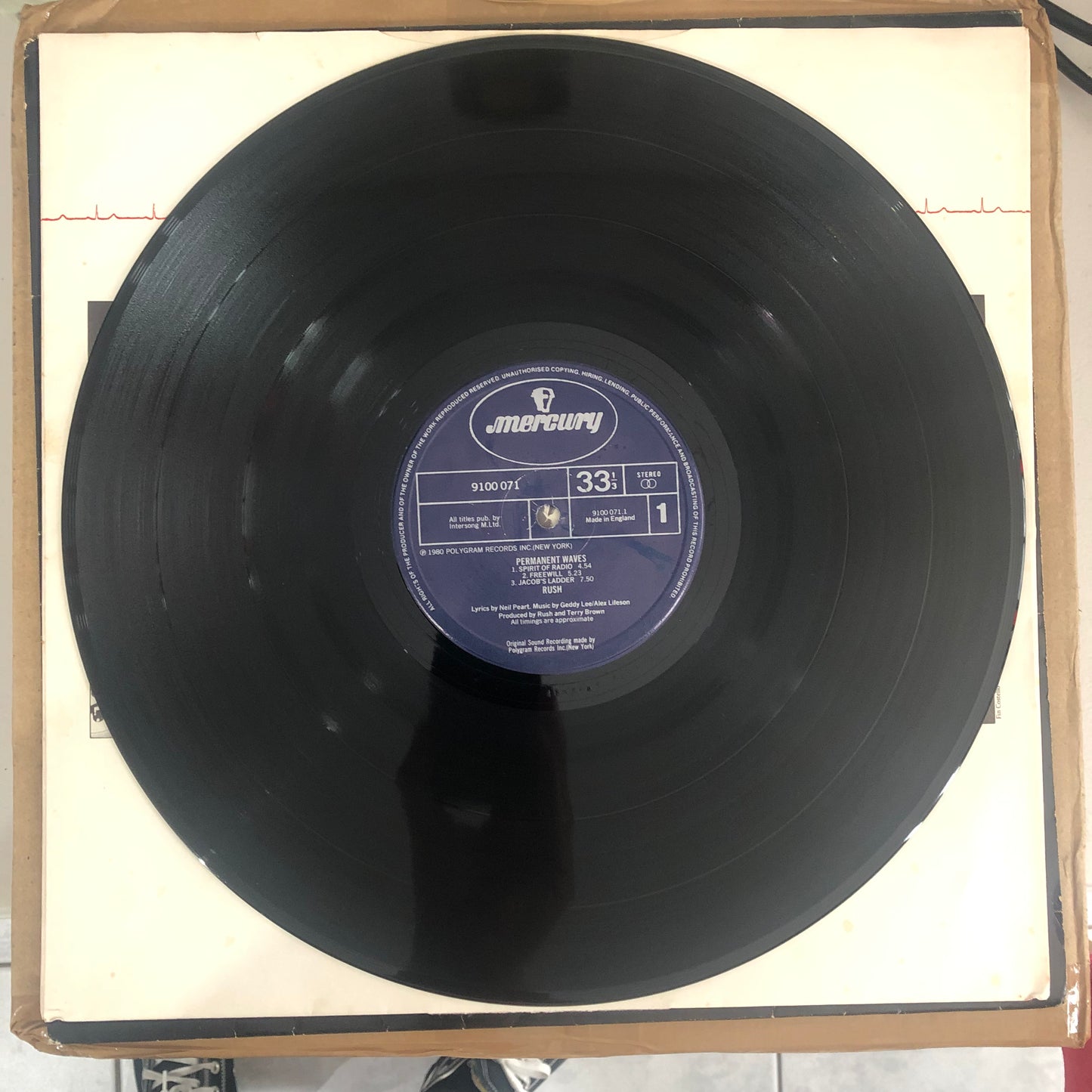 Rush - Permanent Waves (1980 UK Pressing 12" Vinyl) (Used/2nd Hand)