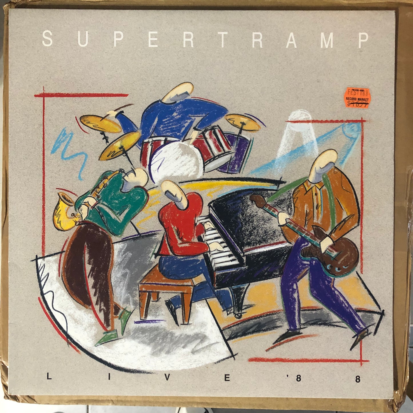 Supertramp - Live '88 (1988 Australian Pressing 12" Vinyl) (Used/2nd Hand)