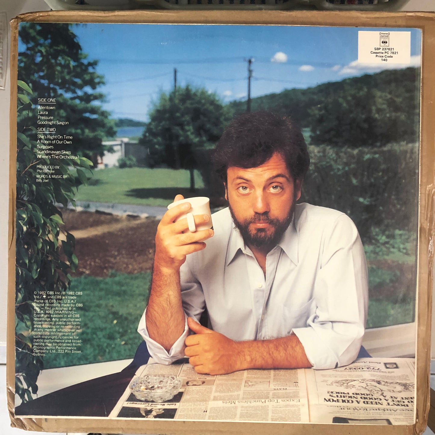 Billy Joel - The Nylon Curtain (1982 Australian Pressing 12" Vinyl) (Used/2nd Hand)
