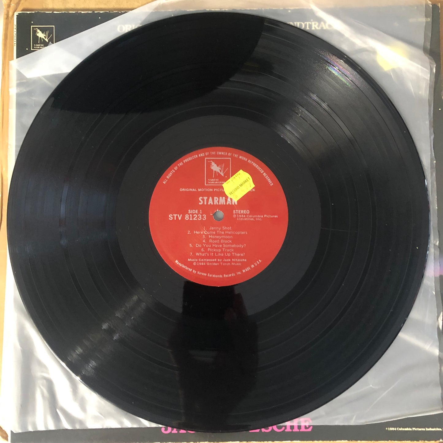 Jack Nitzsche - Starman Soundtrack (1984 US Pressing 12" Vinyl) (Used/2nd Hand)