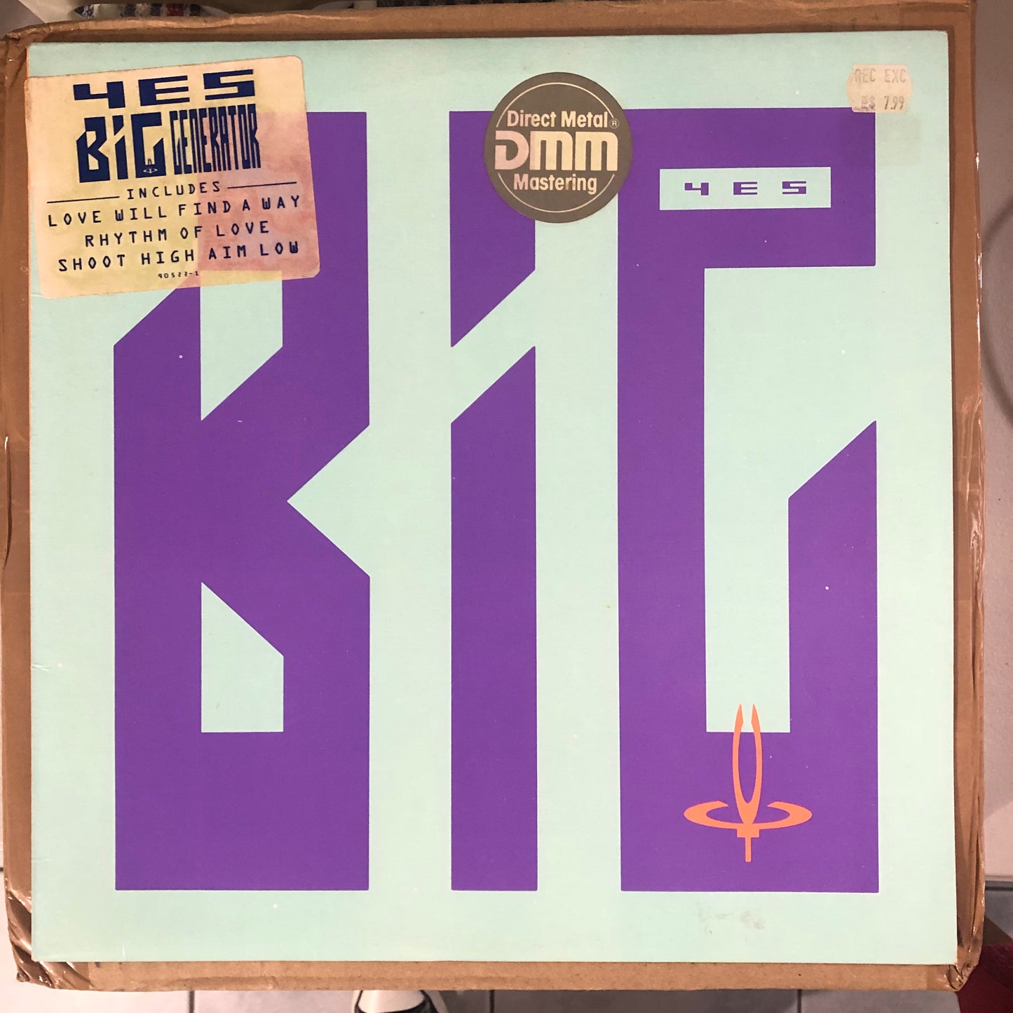Yes - Big Generator (1987 Australian Pressing 12" Vinyl) (Used/2nd Hand)