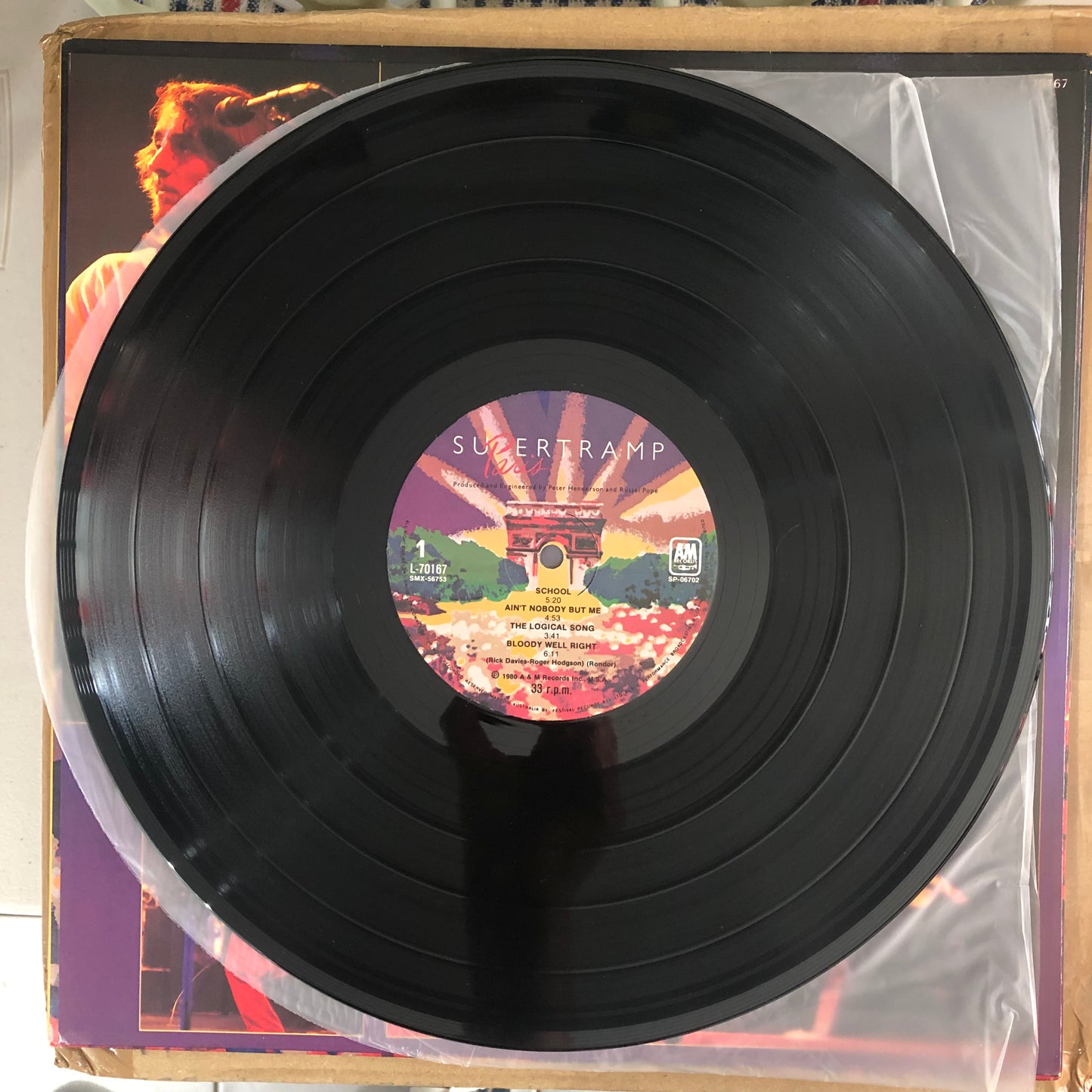 Supertramp - Paris (1980 Australian Pressing 2XLP 12" Vinyl) (Used/2nd Hand)