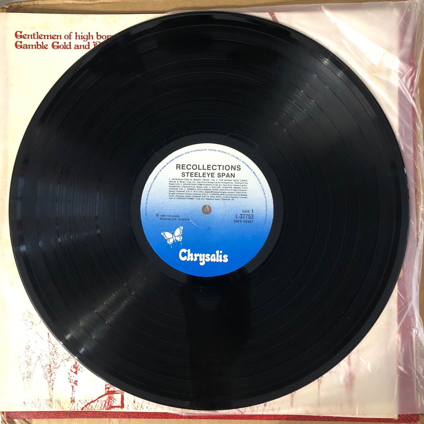 Steeleye Span - Recollections (1981 Australian Pressing 12" Vinyl) (Used/2nd Hand)