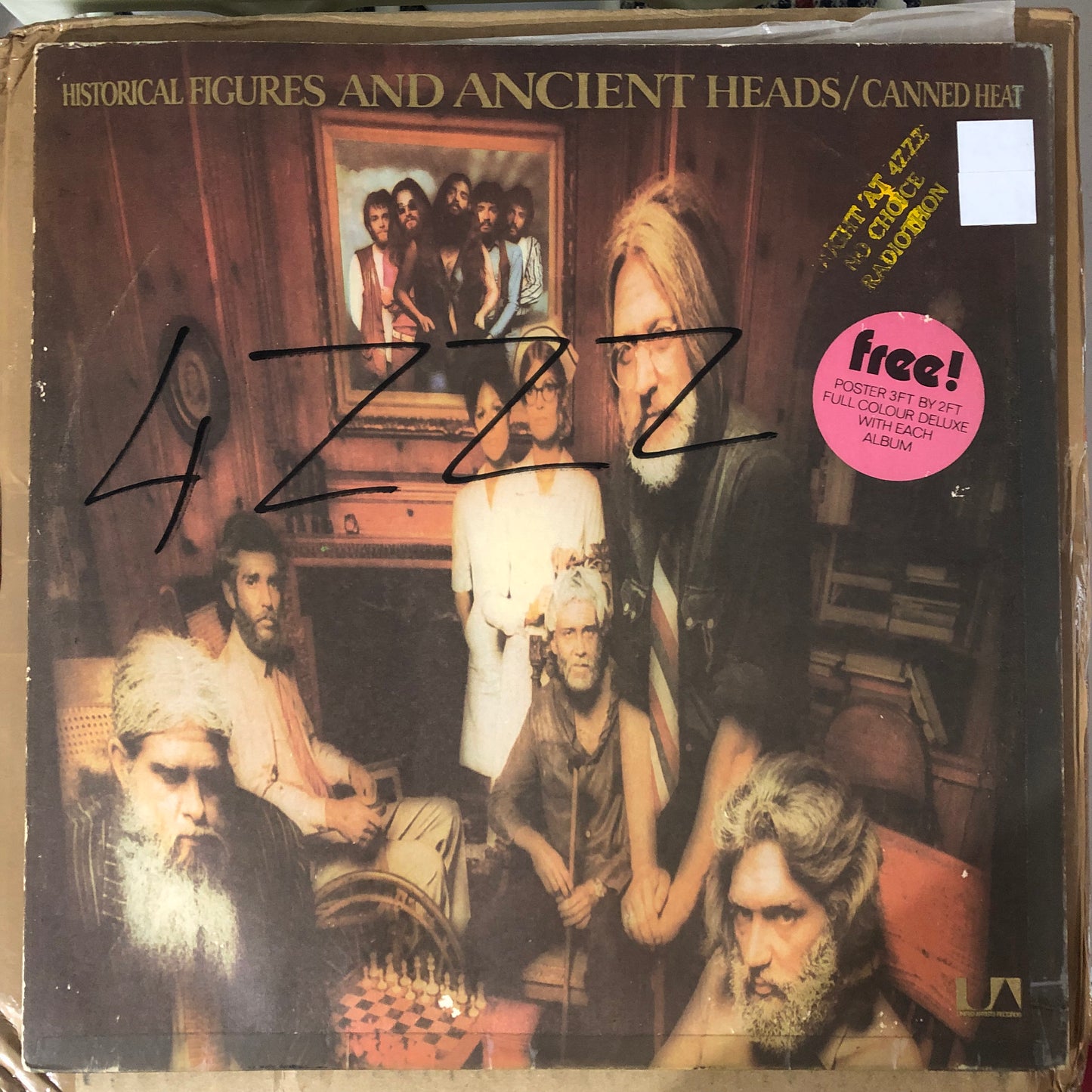 Canned Heat - Historical Figures And Ancient Heads (1972 Australian Pressing 12" Vinyl) (Used/2nd Hand)