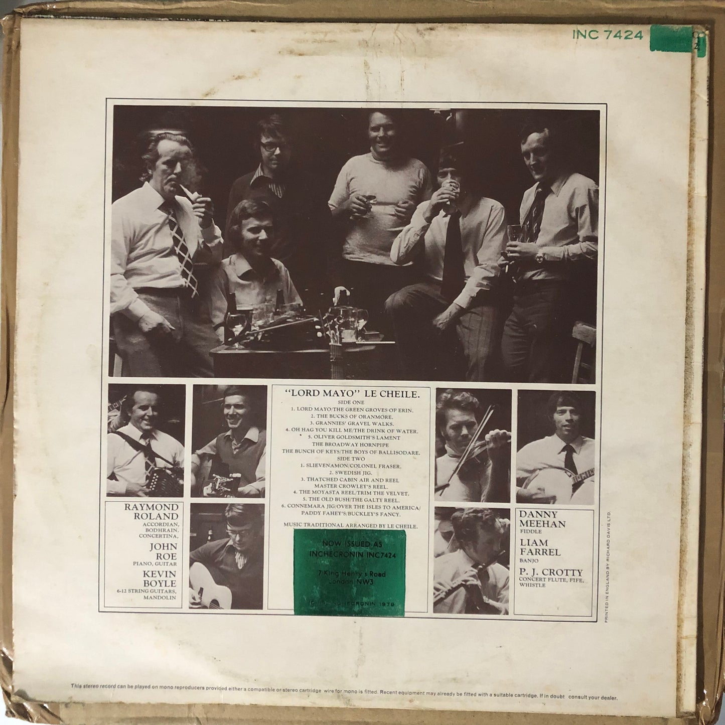Lord Mayo - Le Cheile (1978 UK Pressing) (Used/2nd Hand)