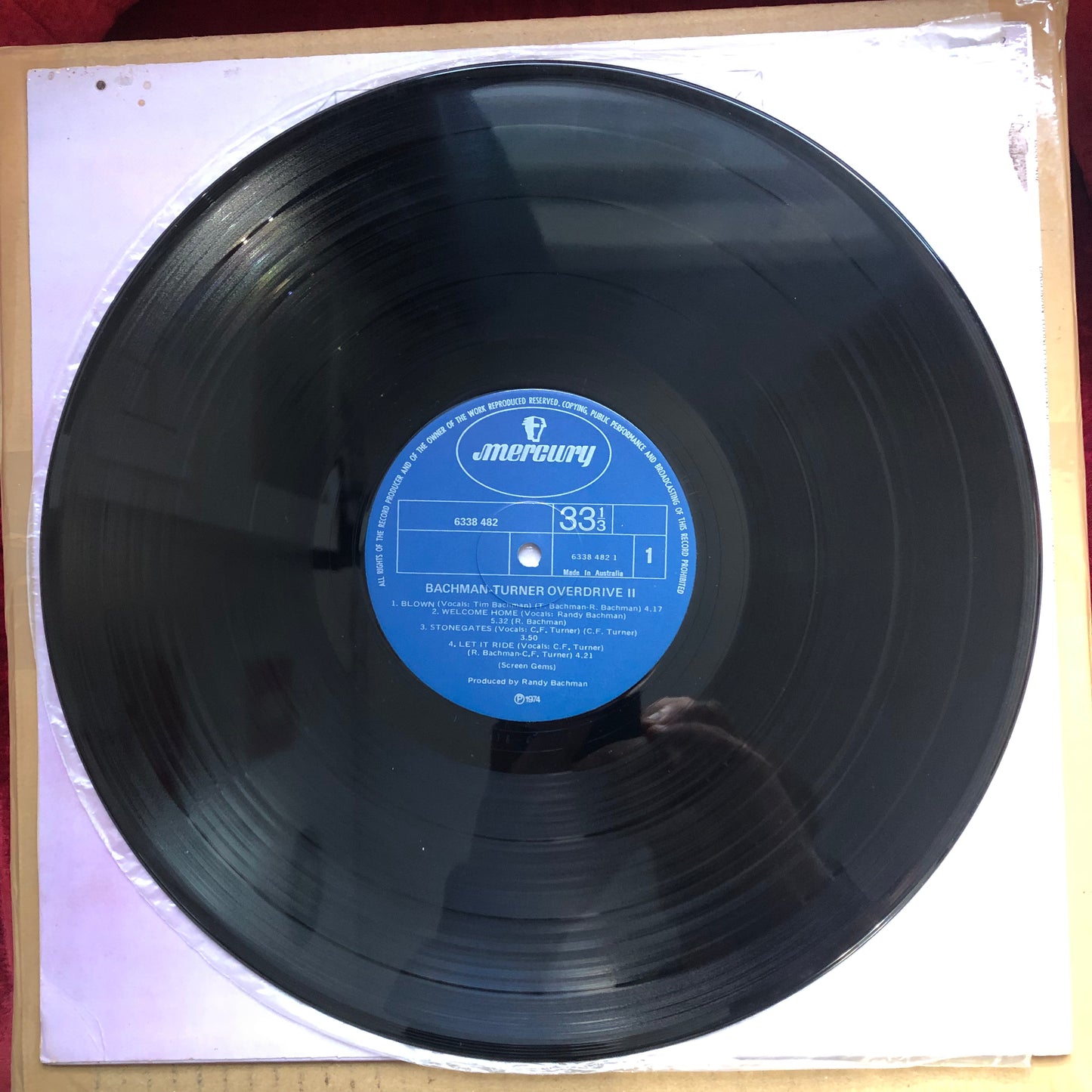 Bachman-Turner Overdrive - Bachman-Turner Overdrive 2 (1973 Australian Pressing 12" Vinyl) (Used/2nd Hand)