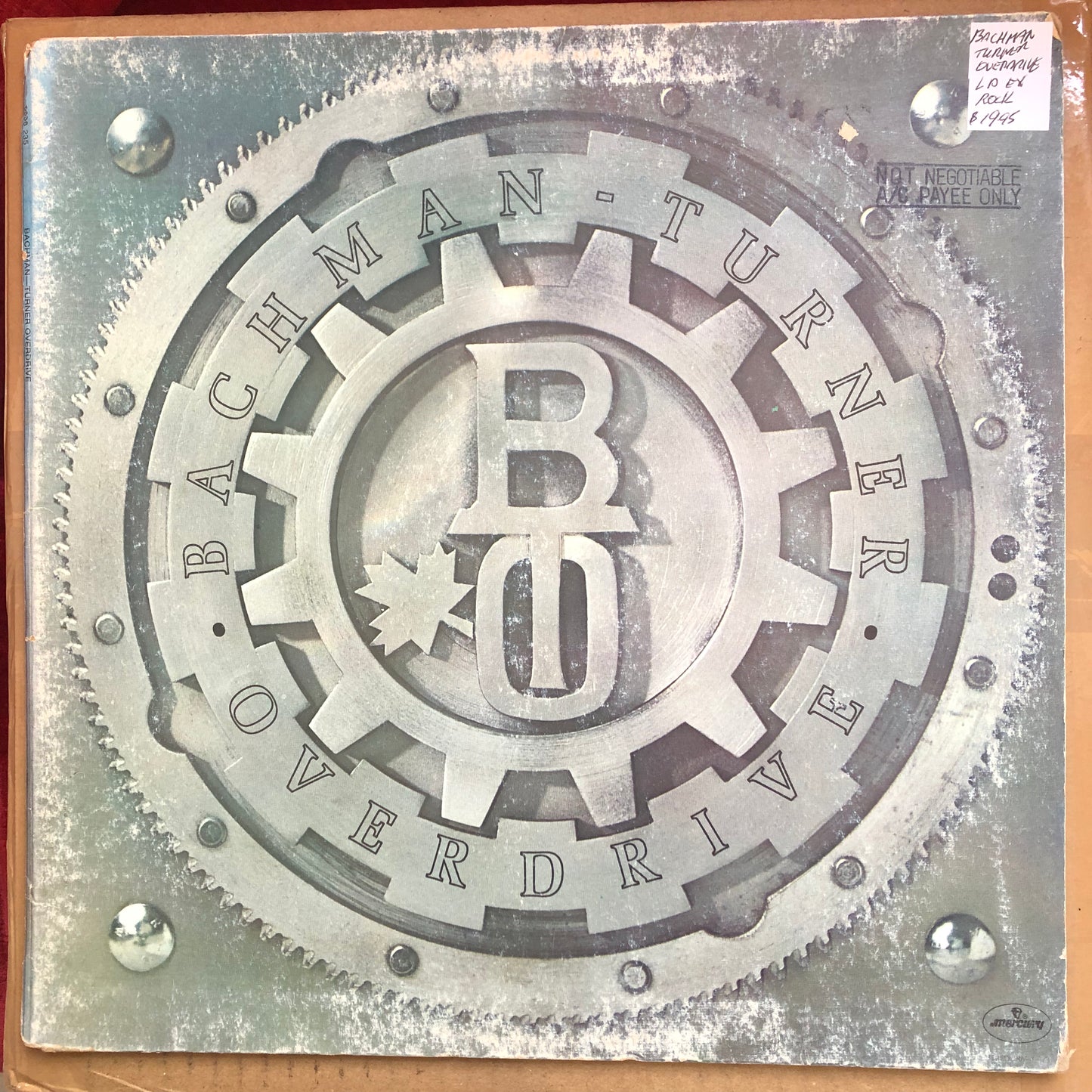 Bachman-Turner Overdrive - Bachman-Turner Overdrive (1973 Australian Pressing 12" Vinyl) (Used/2nd Hand)