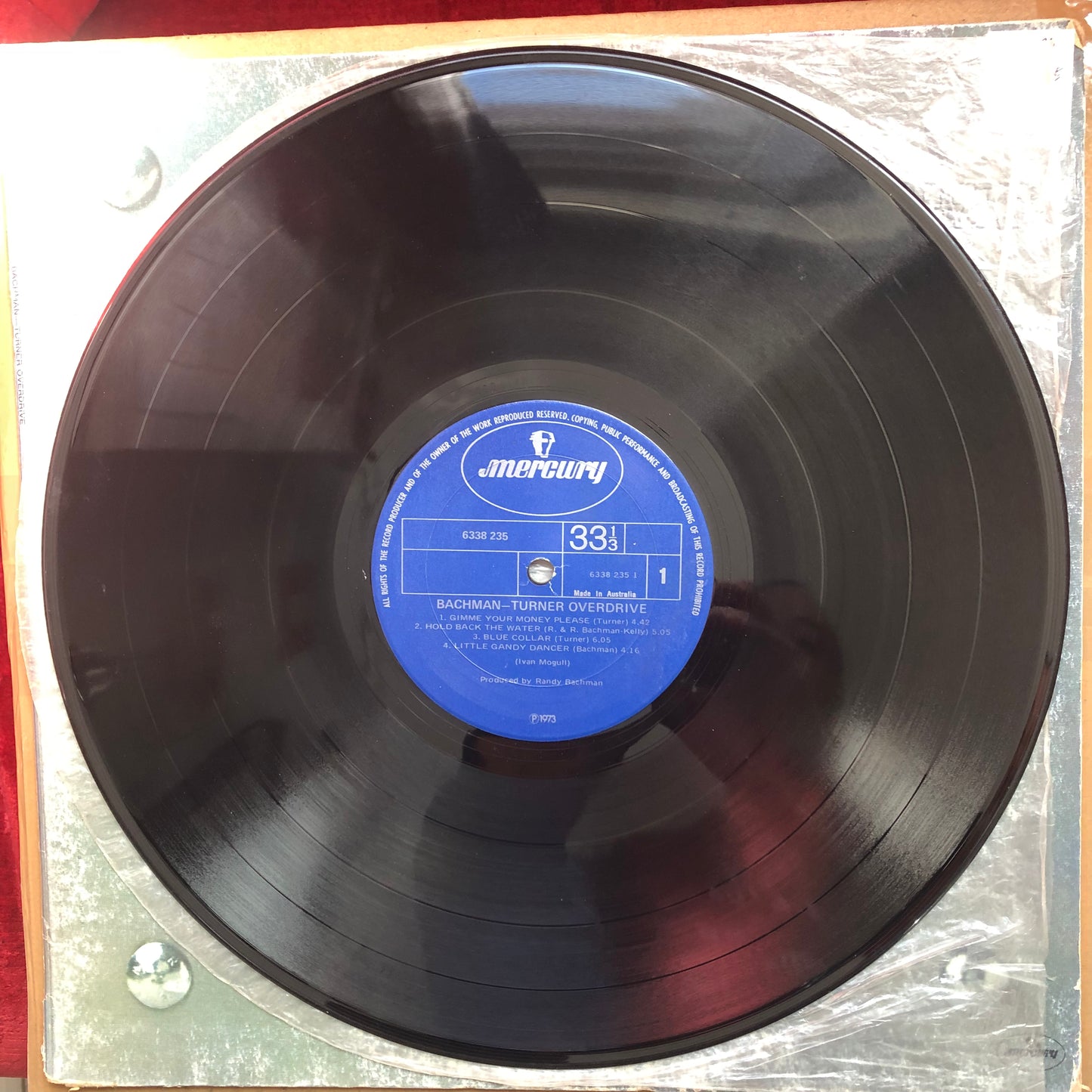 Bachman-Turner Overdrive - Bachman-Turner Overdrive (1973 Australian Pressing 12" Vinyl) (Used/2nd Hand)