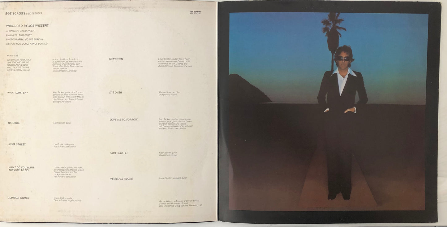 Boz Scaggs - Silk Degrees (1976 Australian Pressing 12" Vinyl) (Used/2nd Hand)