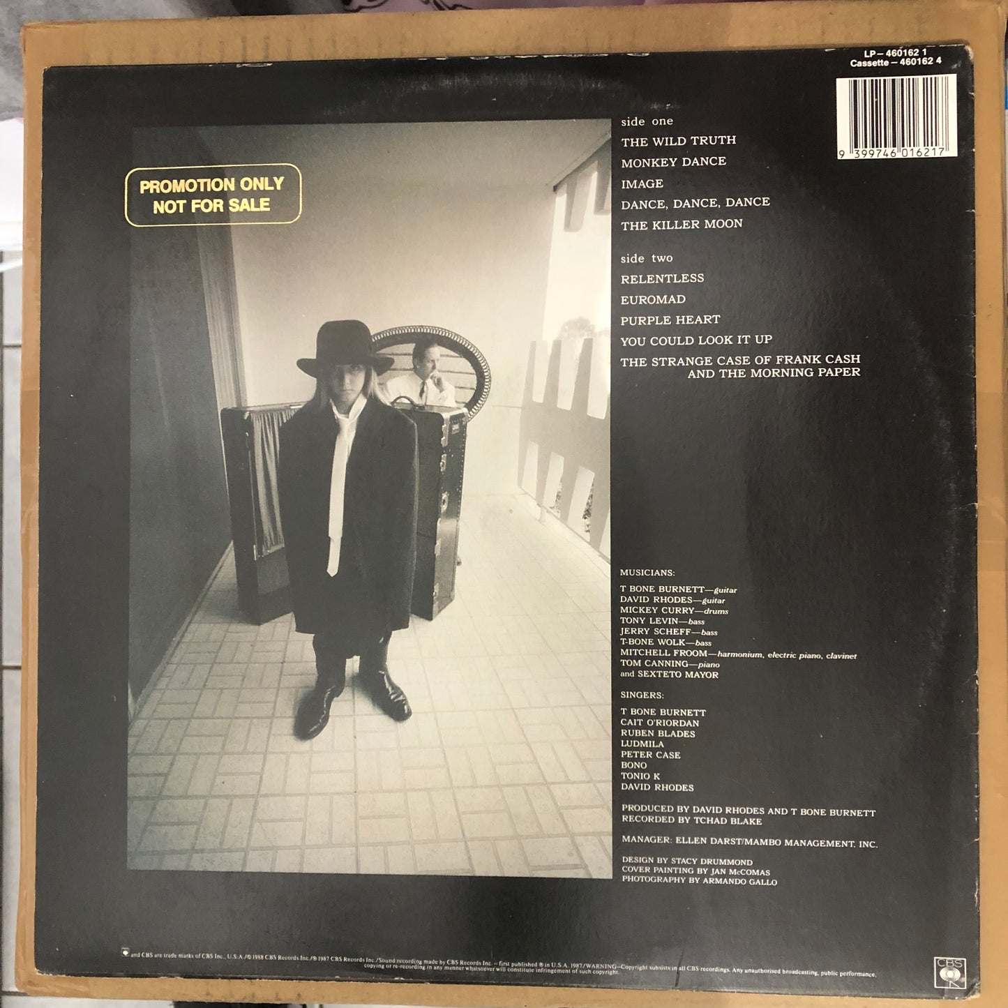 T Bone Burnett - The Talking Animals (1987 Australian Pressing 12" Vinyl) (Used/2nd Hand)
