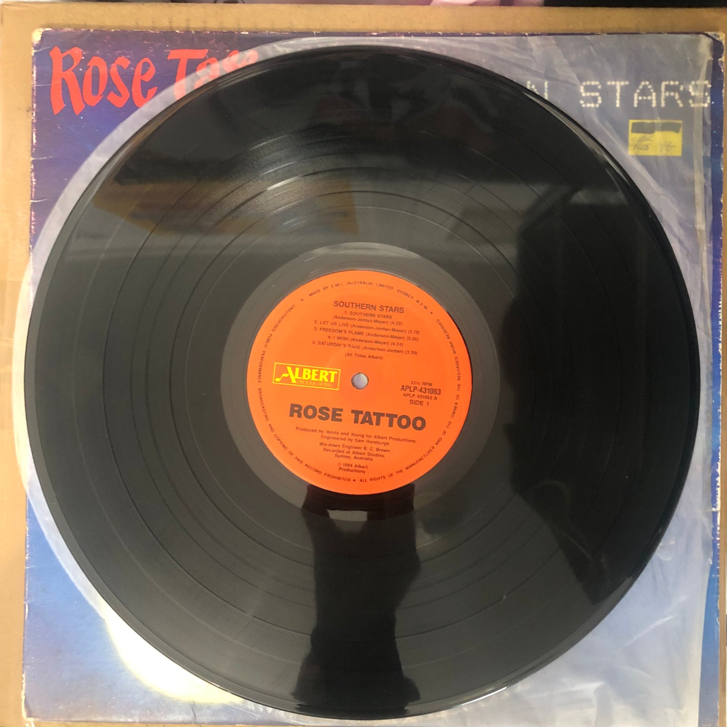 Rose Tattoo - Southern Stars (1984 Australian Pressing 12" Vinyl) (Used/2nd Hand)