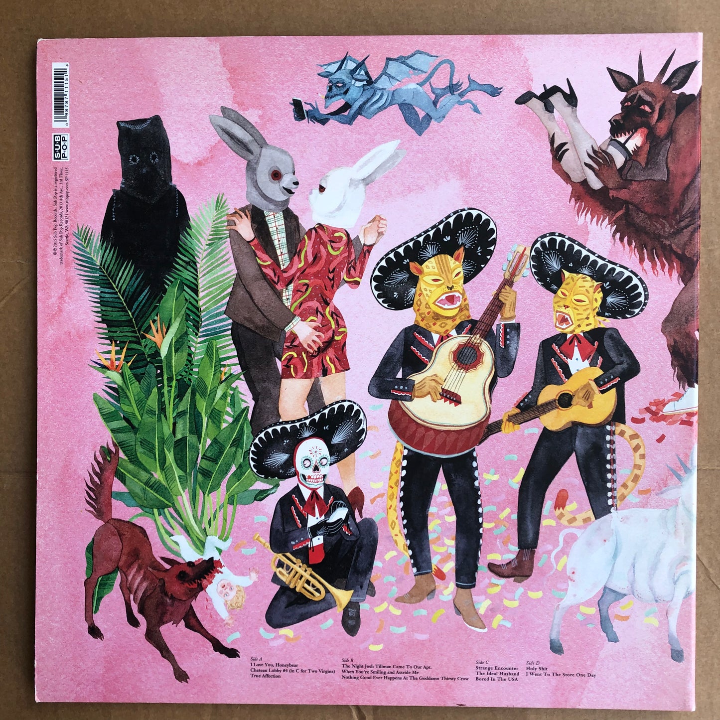 Father John Misty - I Love You, Honey Bear (2015 US Pressing 2XLP 12" Vinyl) (Used/2nd Hand)