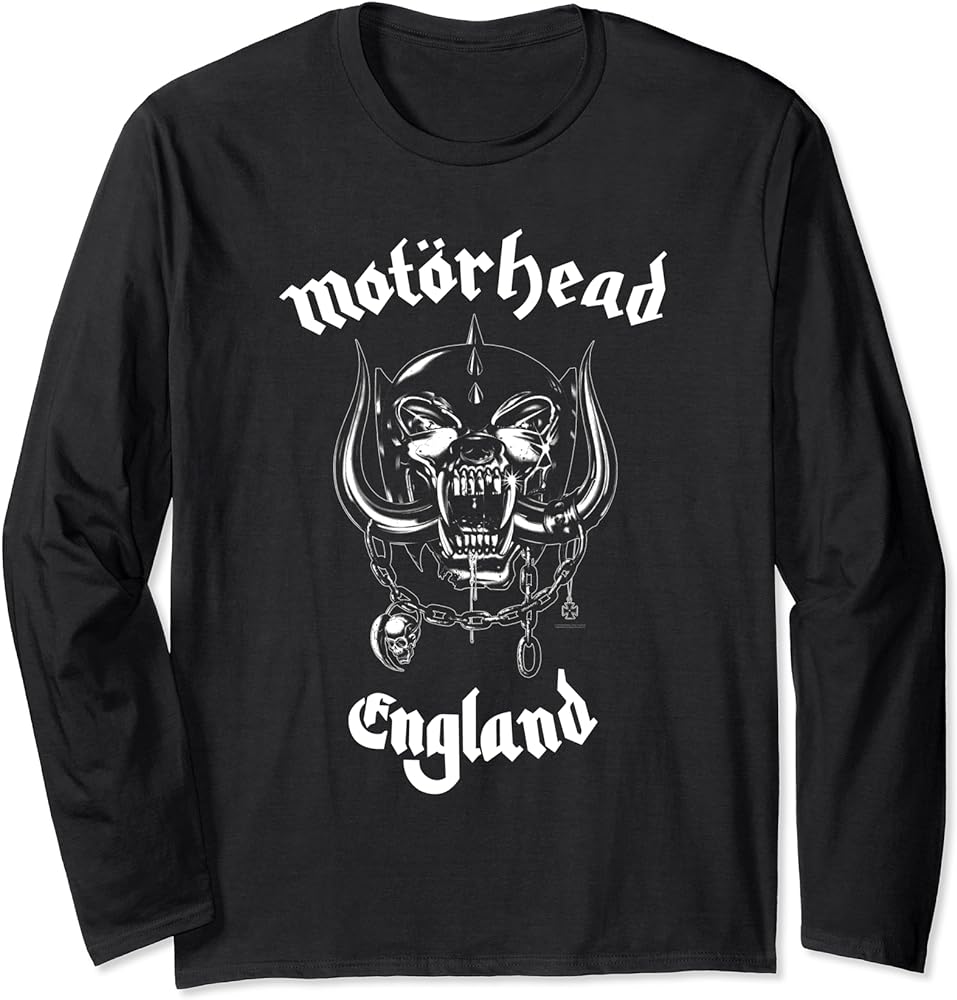Motorhead - Classic England - Long Sleeve Band T-Shirt