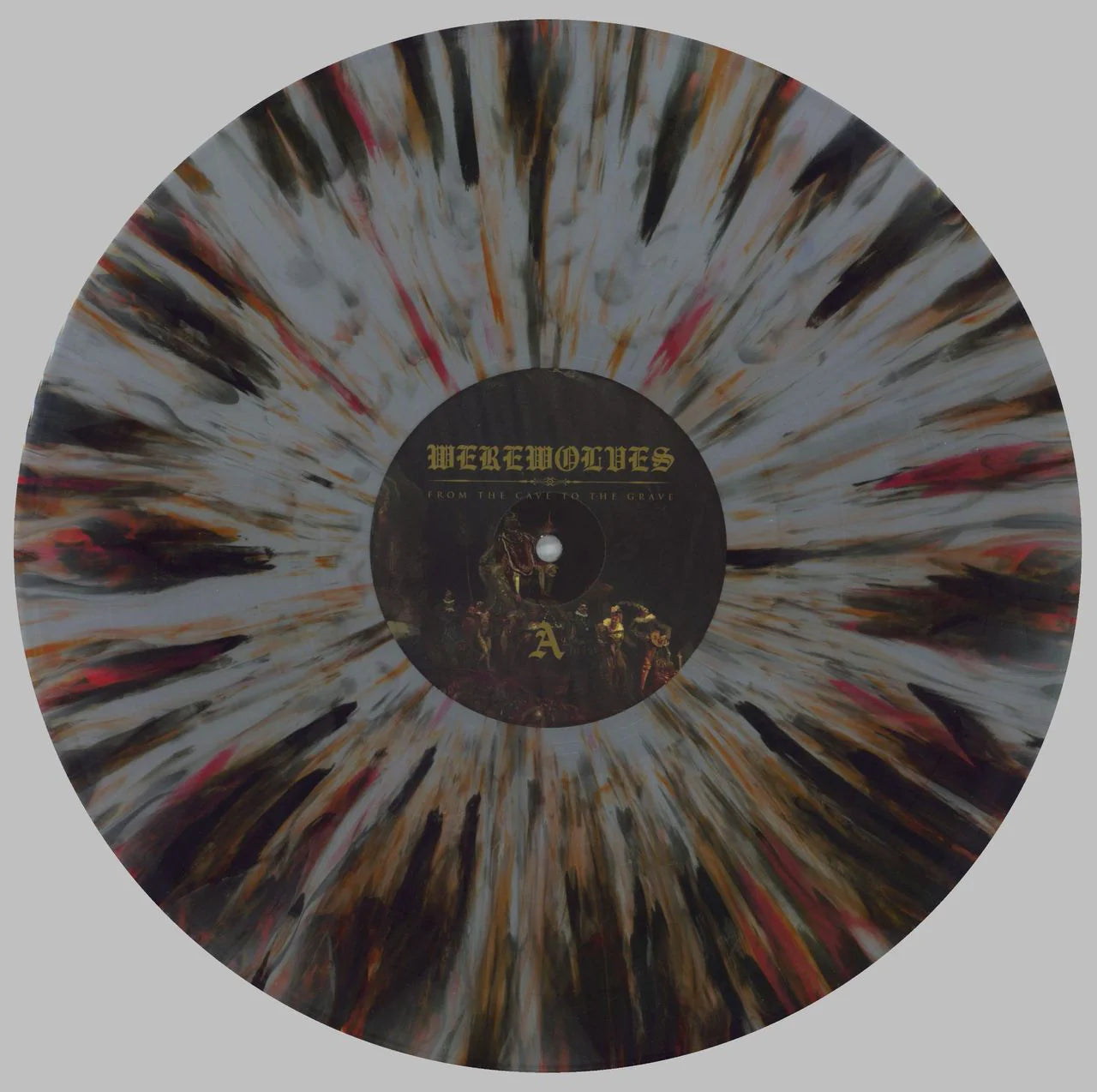Werewolves - From The Cave To The Grave (Silver W/Red & Black Splatter)