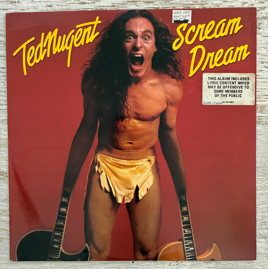 Ted Nugent - Scream Dream (1980 Aus Pressing 12" Vinyl) (Used/2nd Hand)