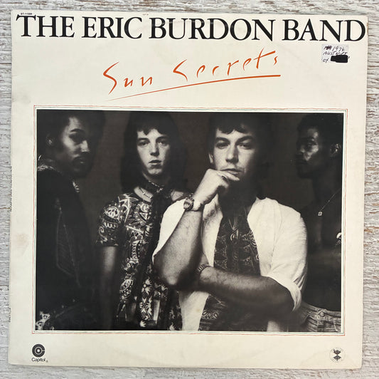 The Eric Burdon Band - Sun Secrets (1974 Aus Pressing 12" Vinyl) (Used/2nd Hand)