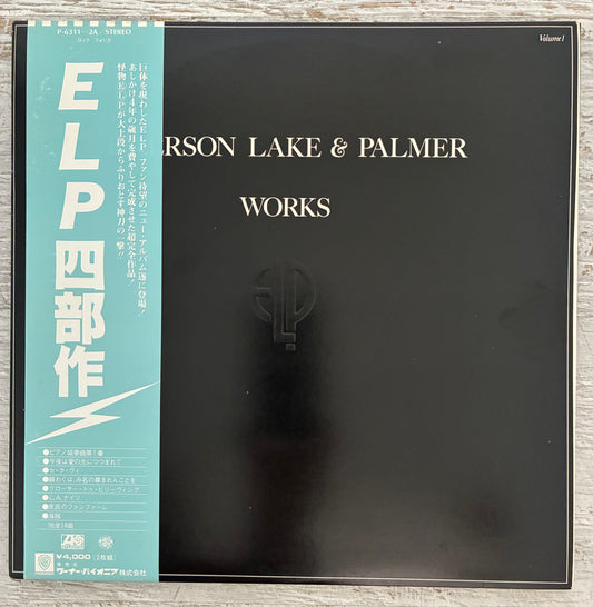 Emerson Lake & Palmer - Works Vol 1 (1977 Japanese 2XLP 12" Vinyl) (Used/2nd Hand)