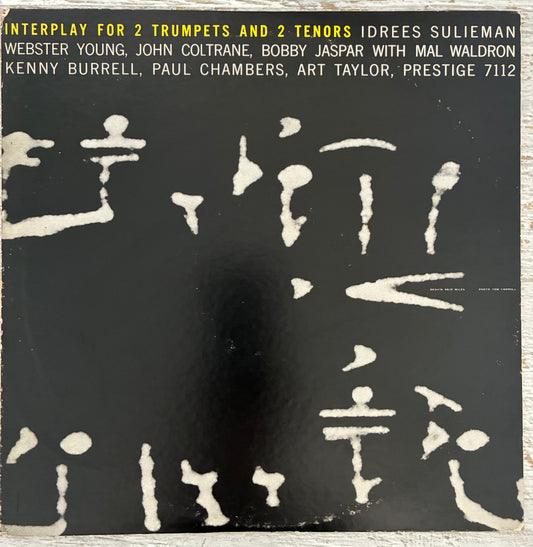 Idrees Sulieman, Webster Young, John Coltrane, Bobby Jaspar With Mal Waldron, Kenny Burrell, Paul Chambers, Art Taylor – Interplay For 2 Trumpets And 2 Tenors (1977 Japanese Pressing Mono 12" Vinyl) (Used/2nd Hand)