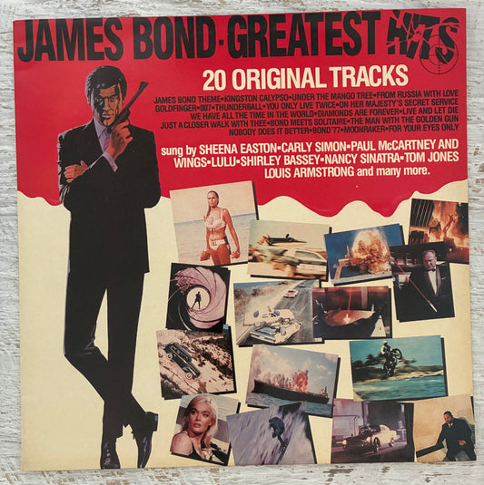 James Bond Greatest Hits - Various Artists (1982 Australian Pressing 12" Vinyl) (Used/2nd Hand)