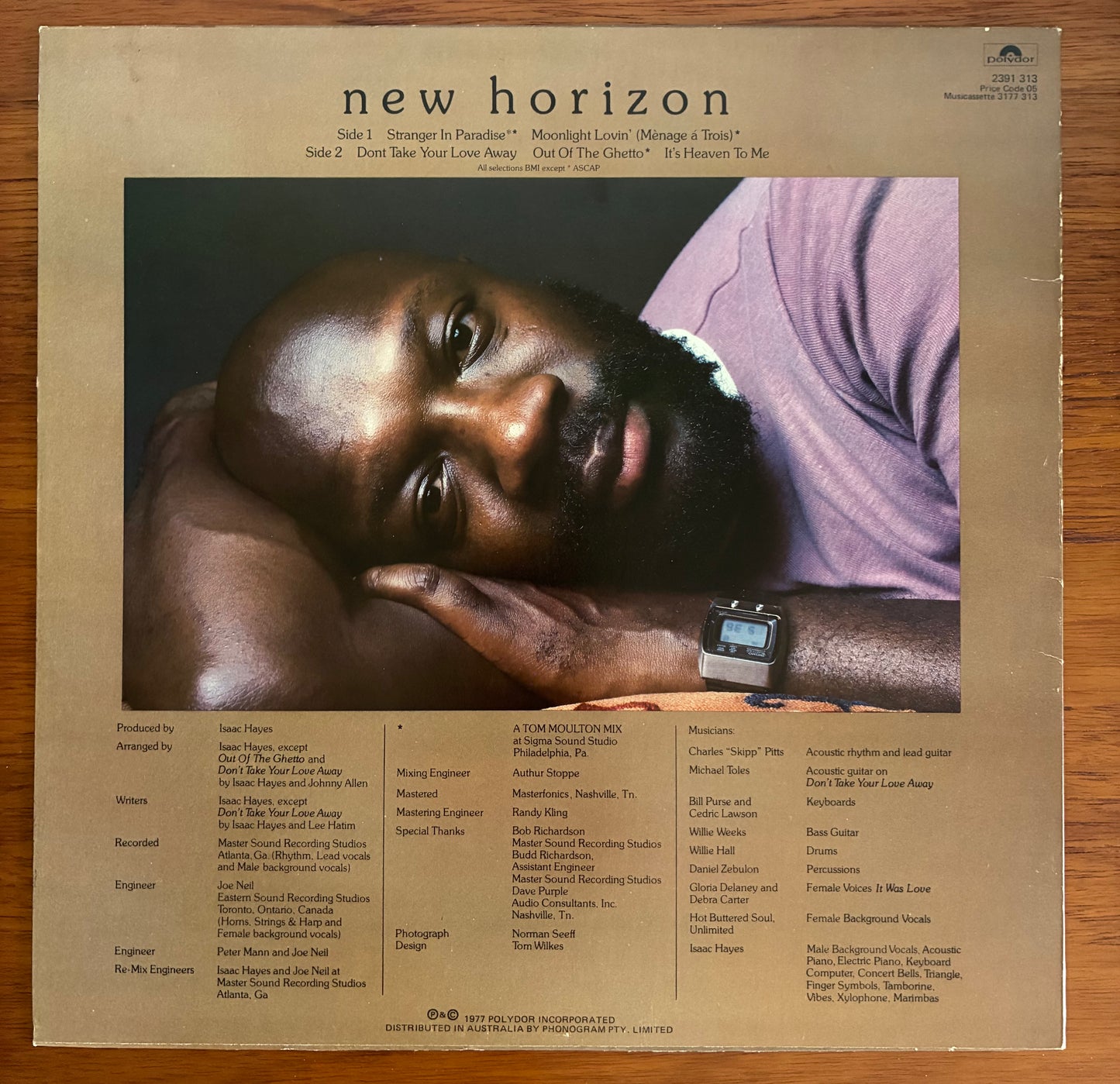 Isaac Hayes - New Horizon (1977 Australian Pressing 12" Vinyl) (Used/2nd Hand)